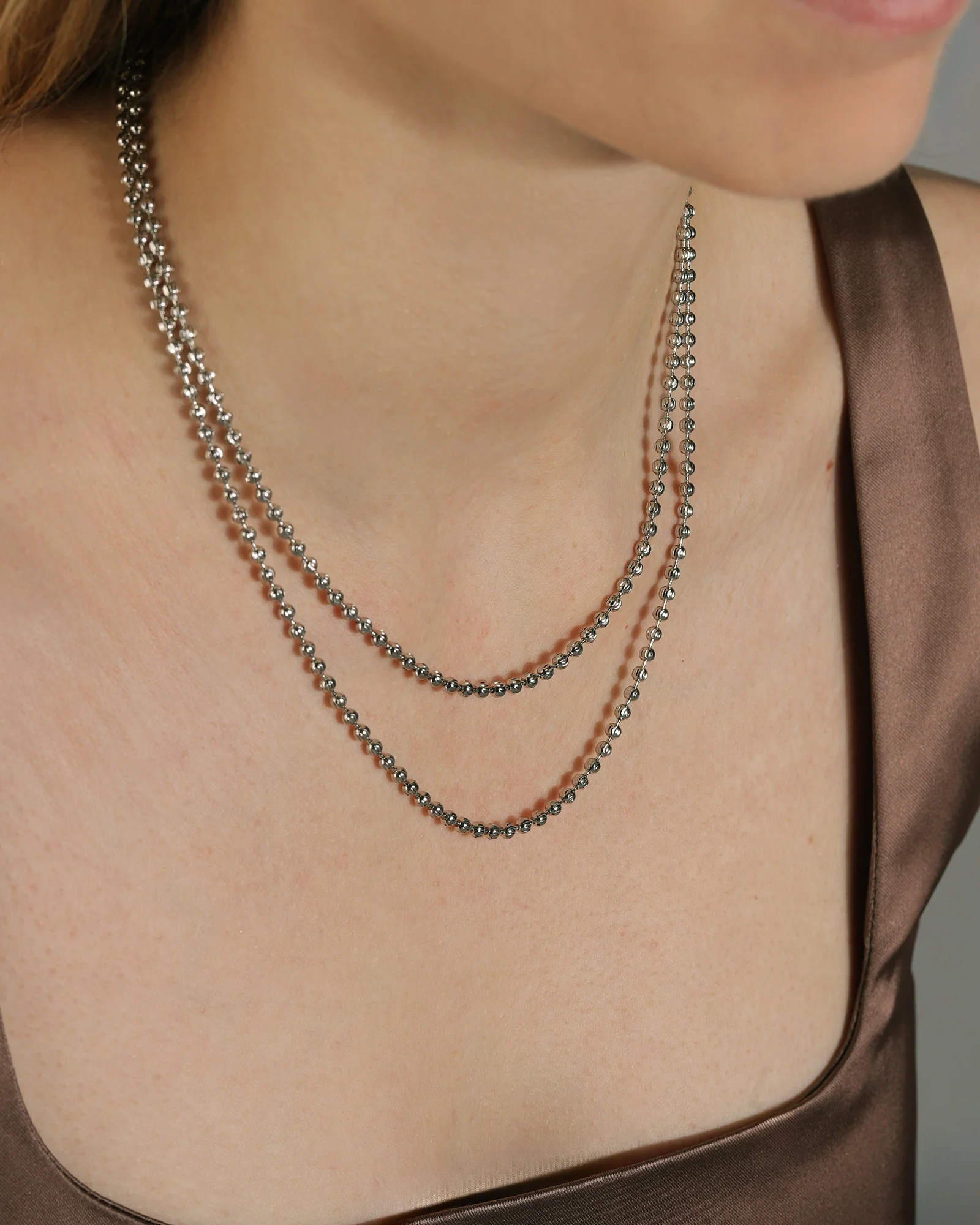 Texture Ball Necklace - Image 2