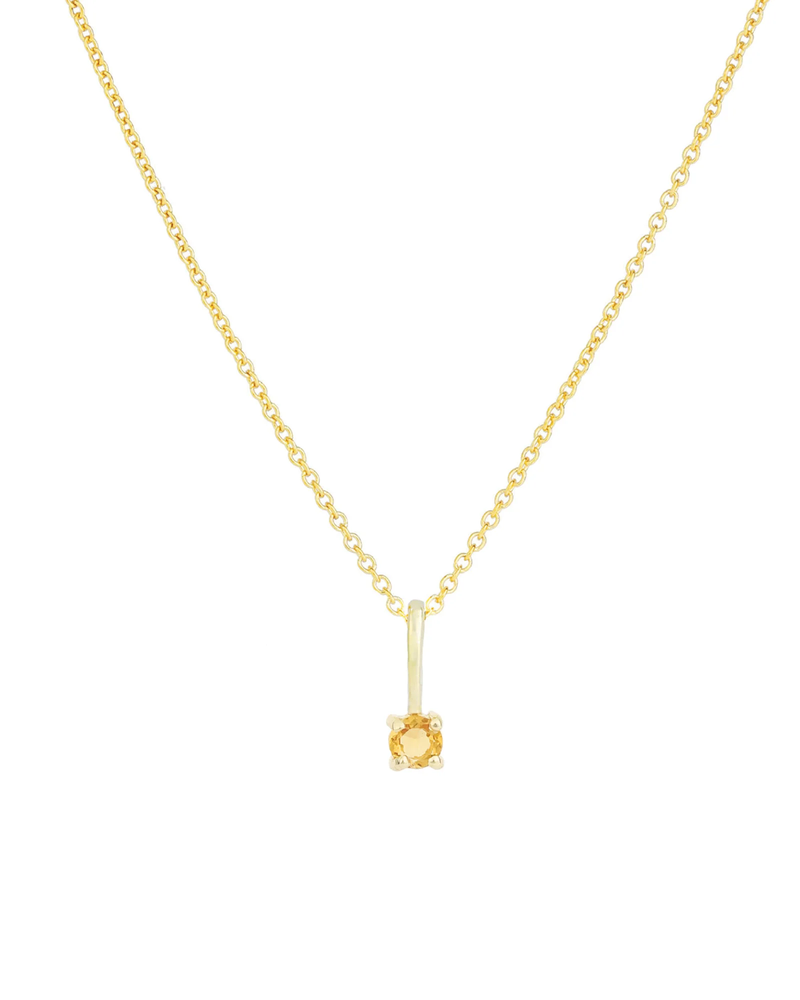 Birthstone Pendant Necklace