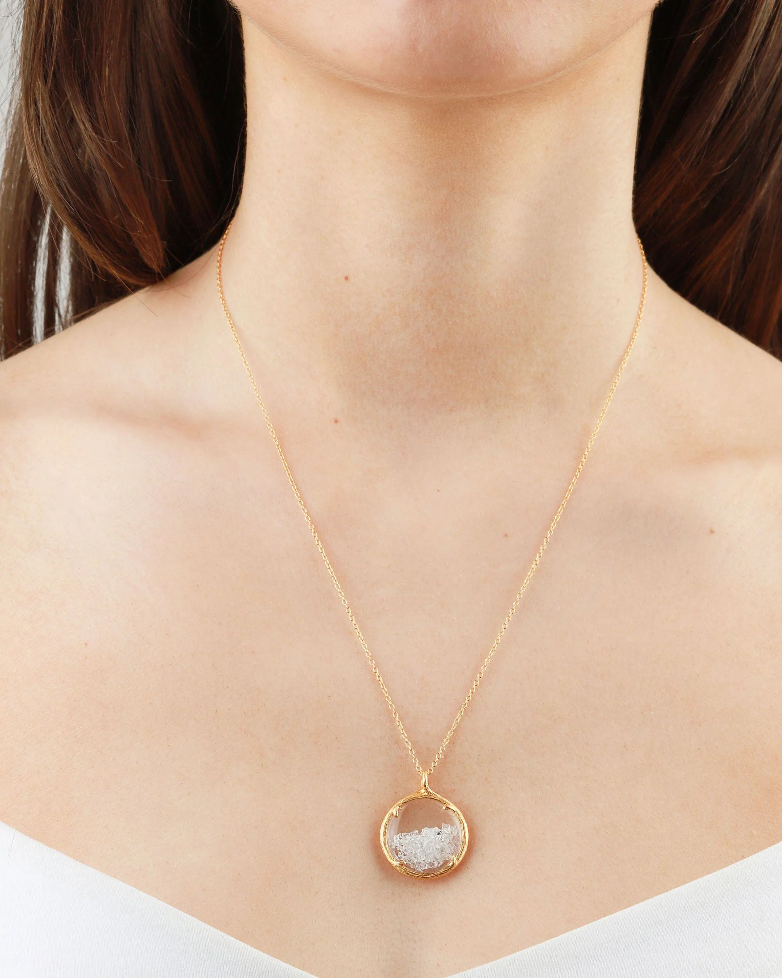 Birthstone Shaker Necklace I Small - Image 2