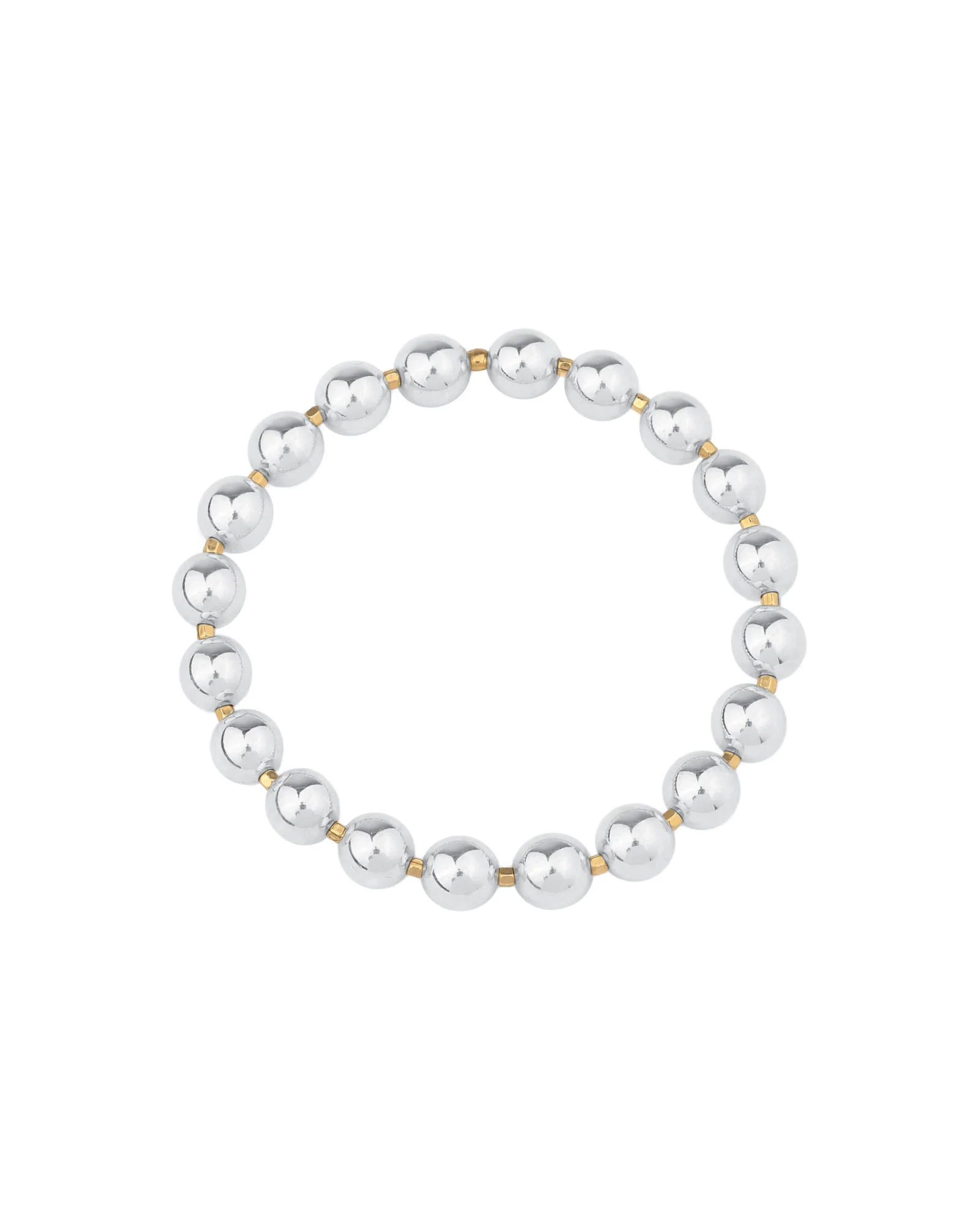 Two Tone Beaded Bracelet | 2.5-8mm