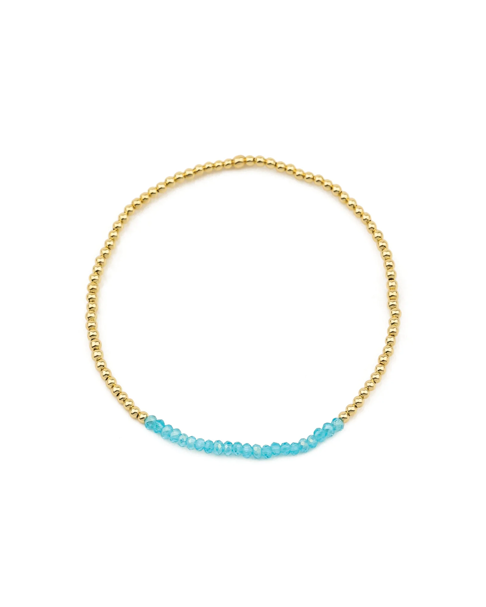 Beaded Crystal Bracelet | 2mm