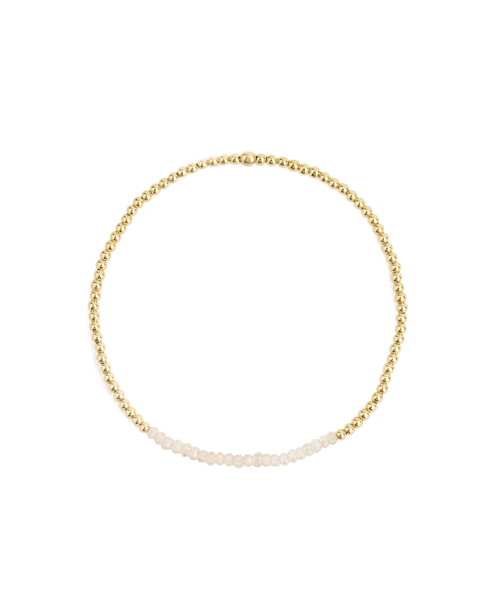 Beaded Crystal Bracelet | 2mm