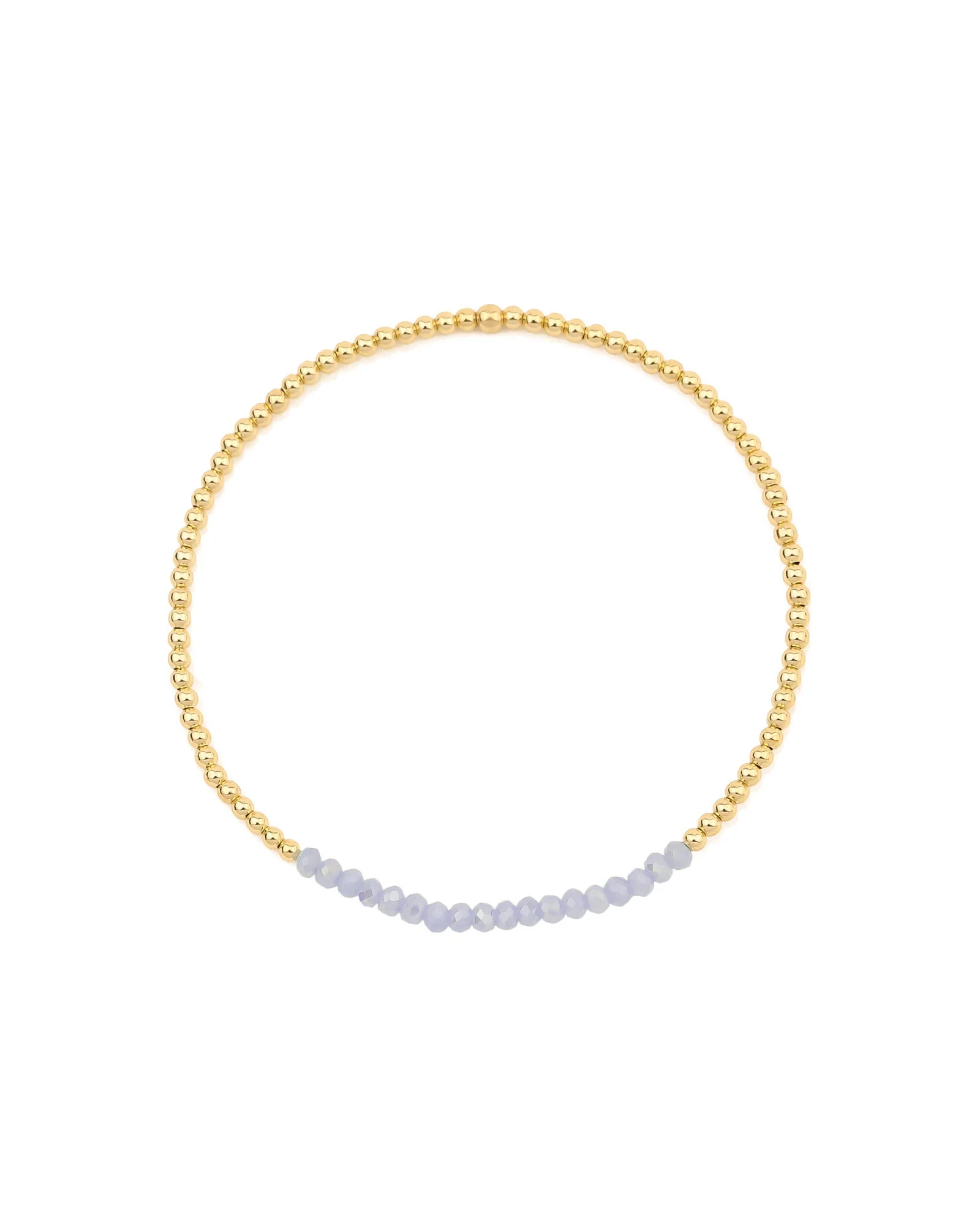Beaded Crystal Bracelet | 2mm
