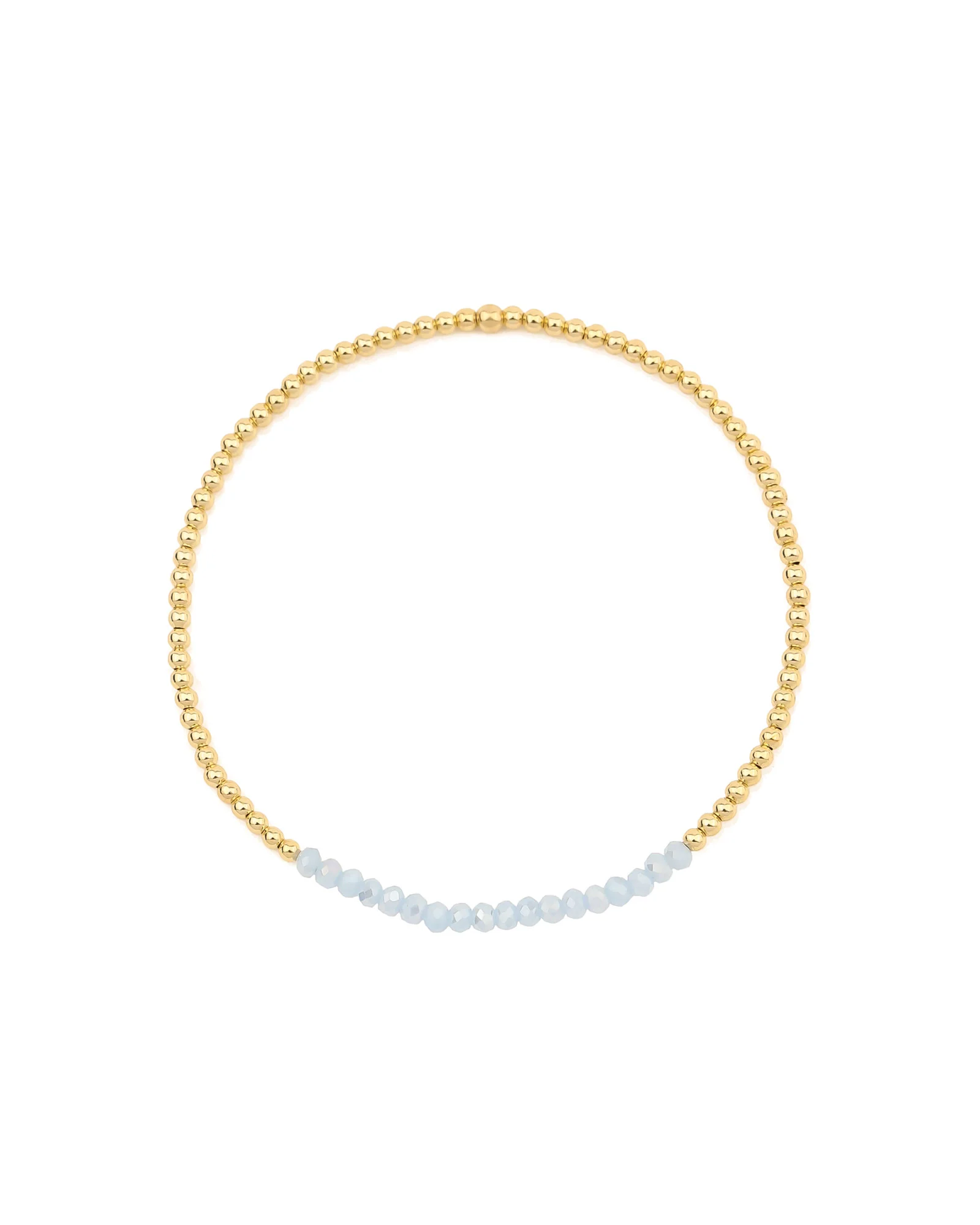 Beaded Crystal Bracelet | 2mm