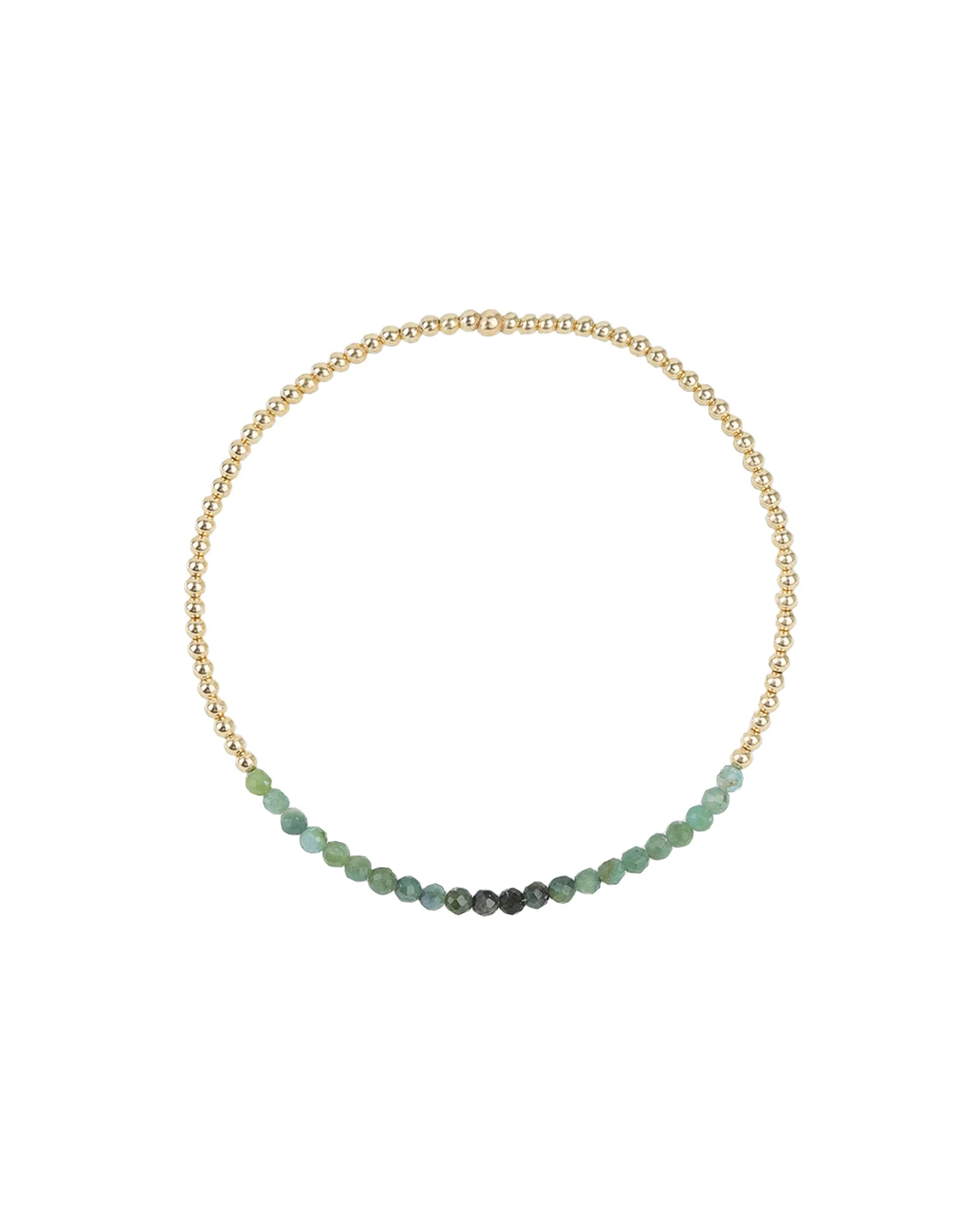 Beaded Stone Bracelet | 2mm