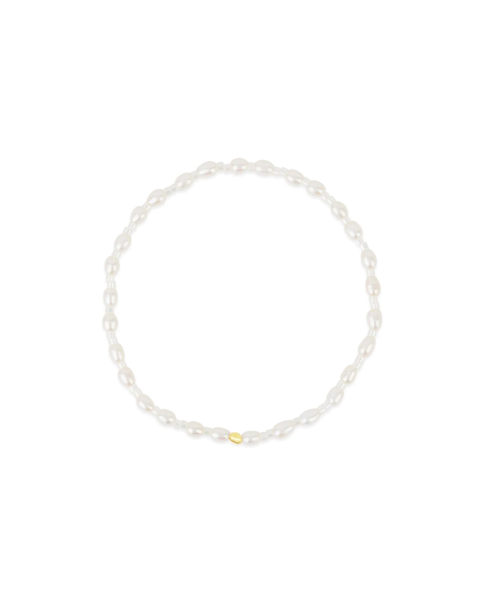 Oval Pearl Miyuki Bracelet | 3mm