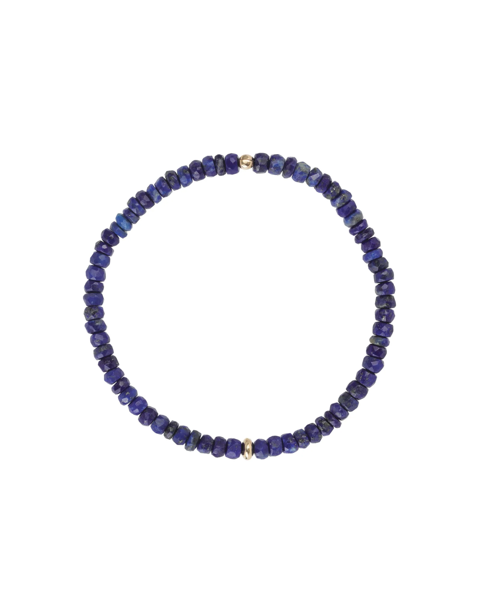 Stone Saucer Beaded Bracelet | 4mm