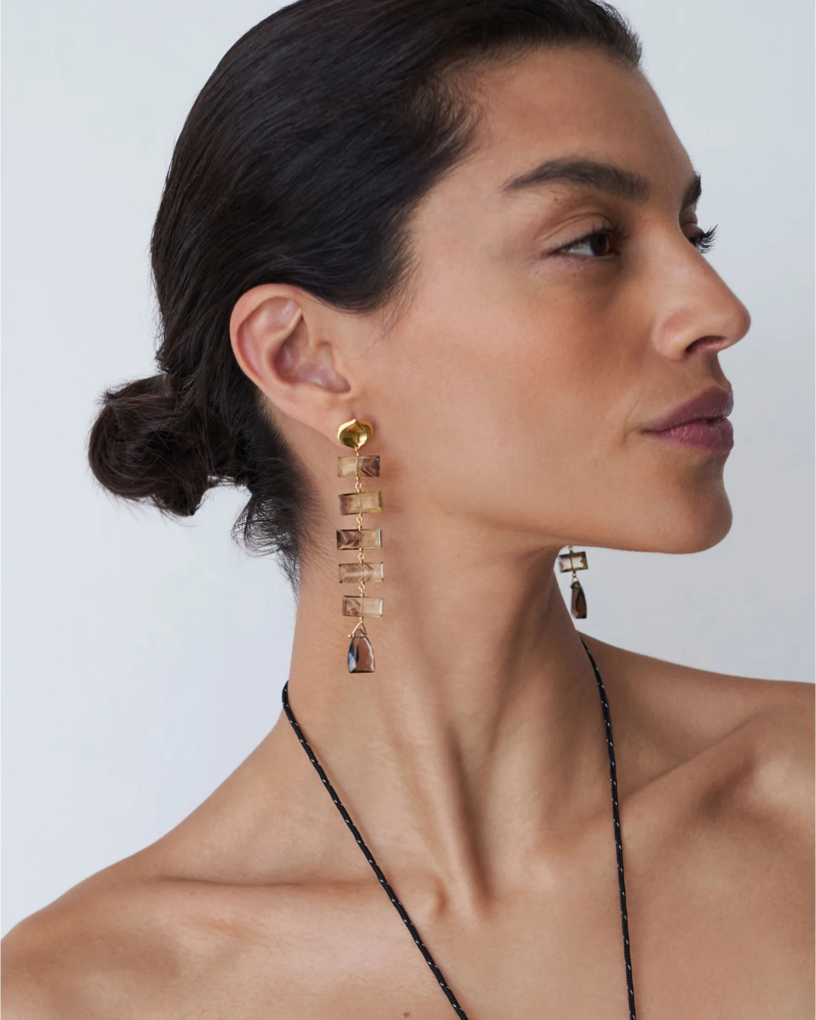 Fishbone Tiered Earrings - Image 2
