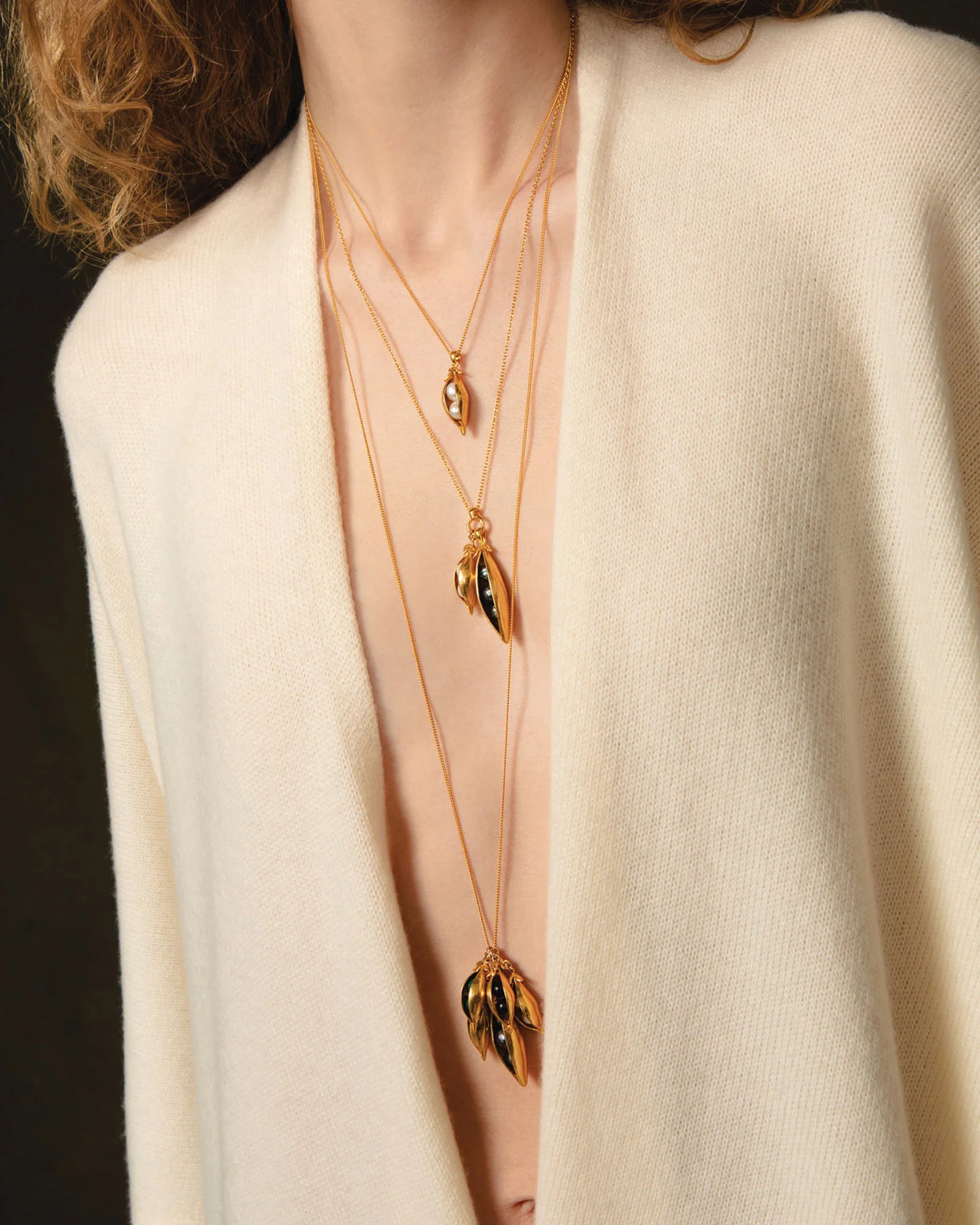 Peapod Duo Necklace - Image 2