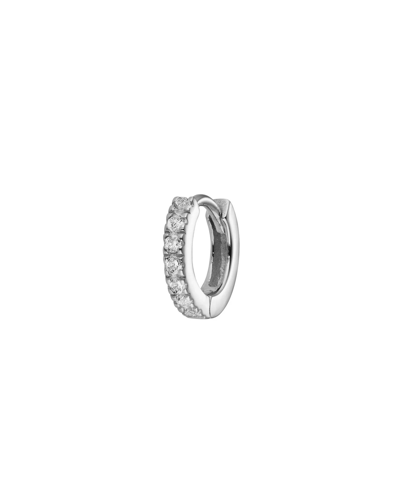 CZ Single Huggie I 8mm