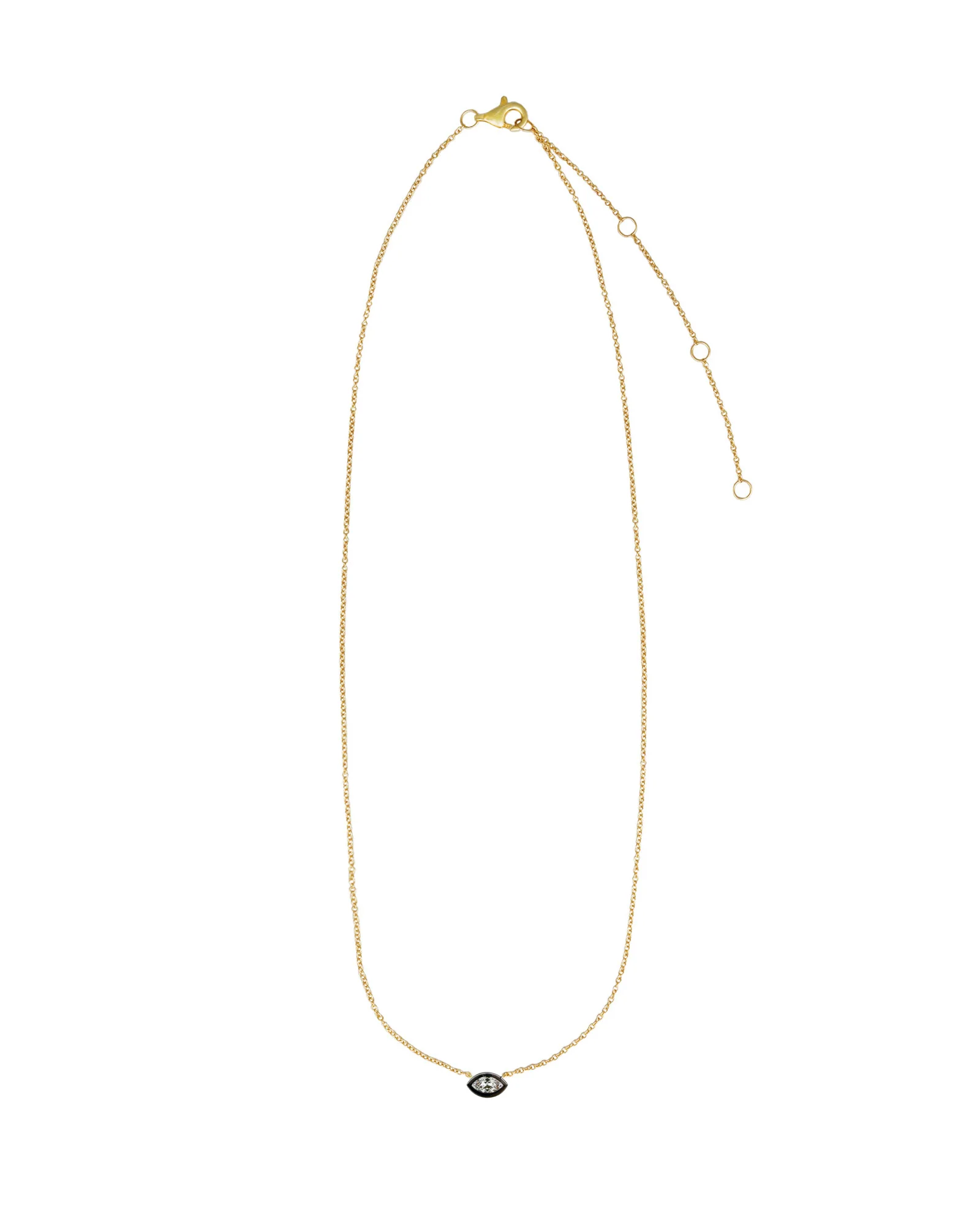 Evil Eye Marquise Necklace - Image 3