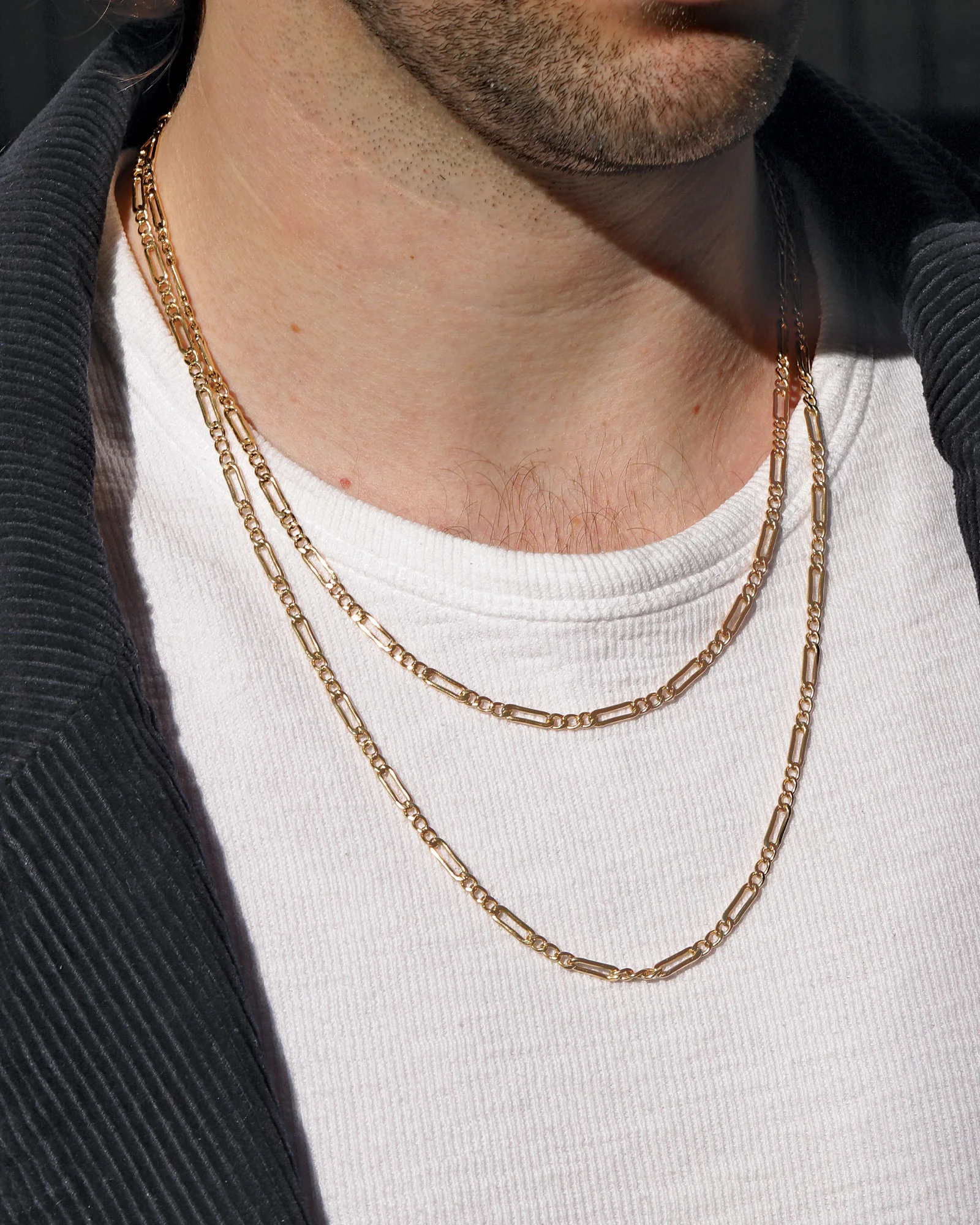 Figaro Chain Necklace | 3.5mm - Image 2