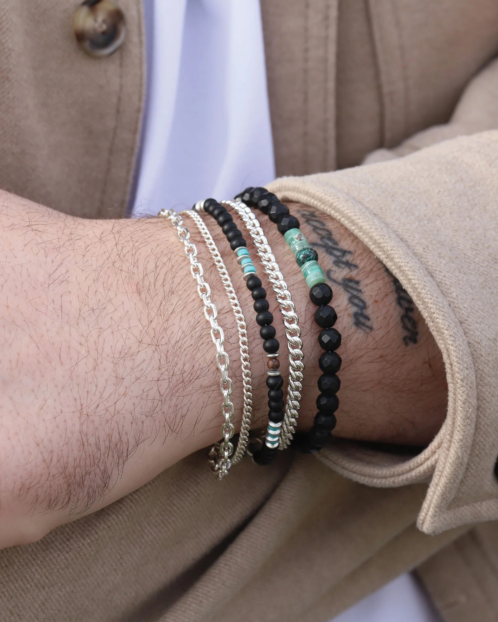Rectangle Link Chain Bracelet | 3.5mm - Image 2