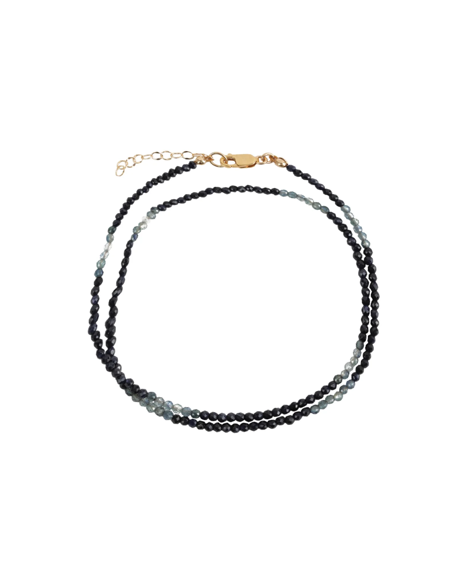 Blue Sapphire Wrap Bracelet | 2mm
