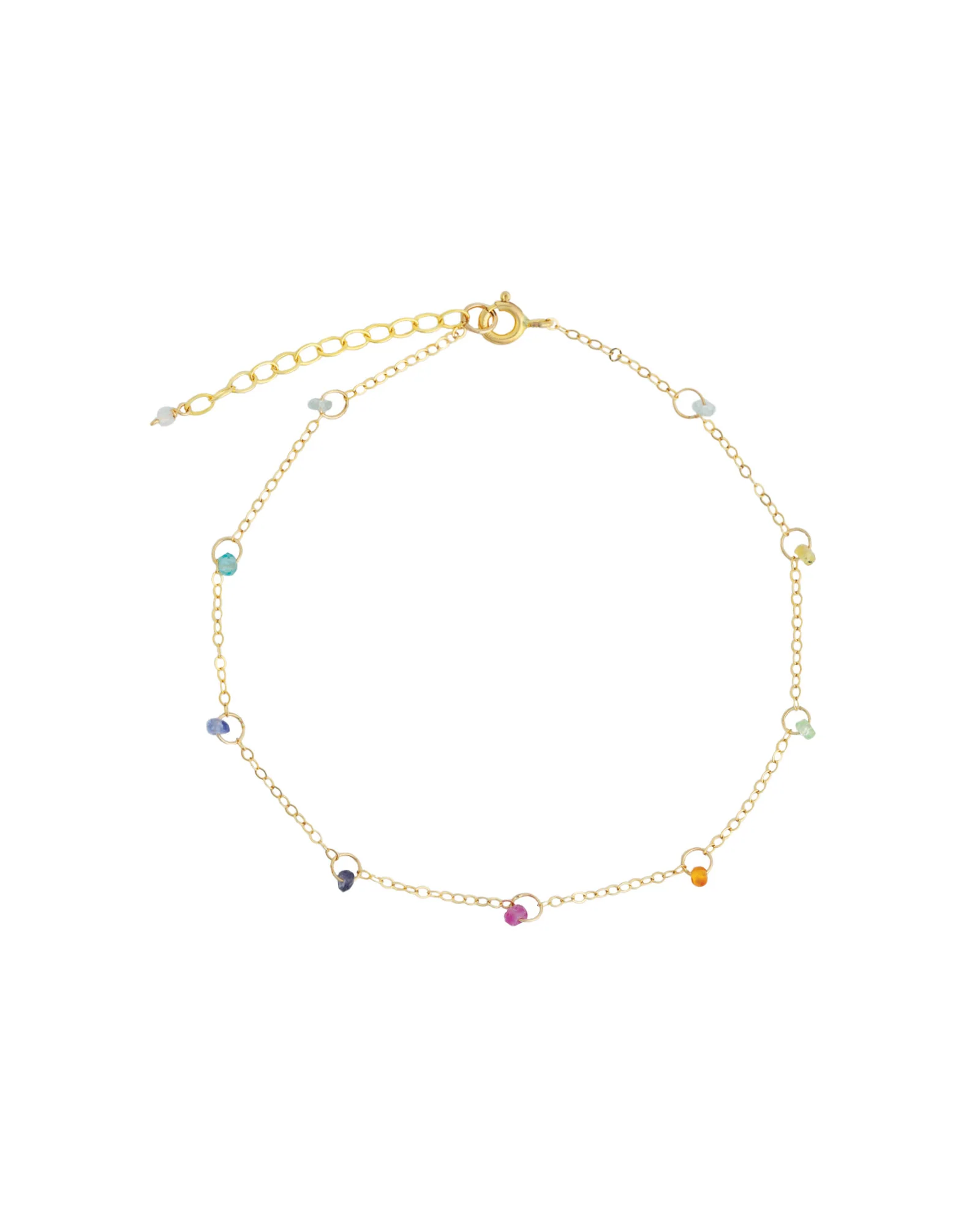 Floating Stone Station Anklet