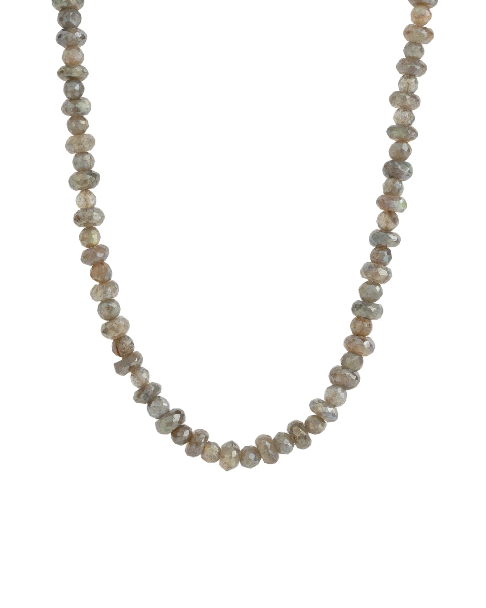 Mixed Labradorite Faceted Necklace