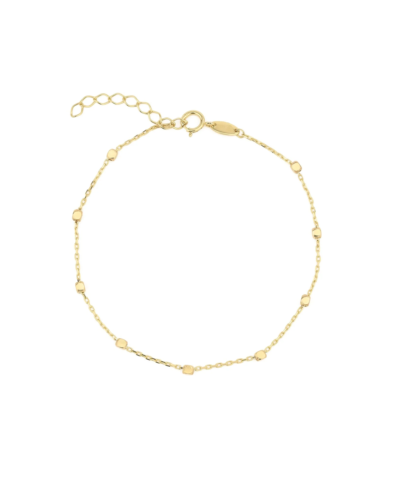 Diamond Cut Nugget Bracelet