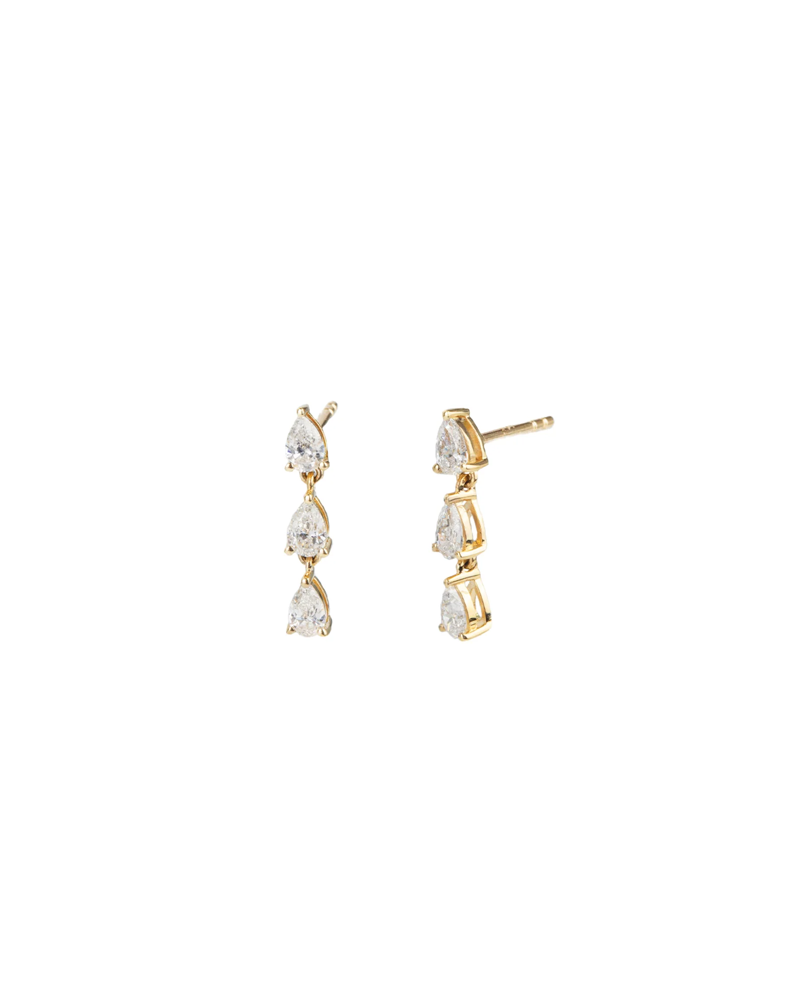 Diamond Drop Studs