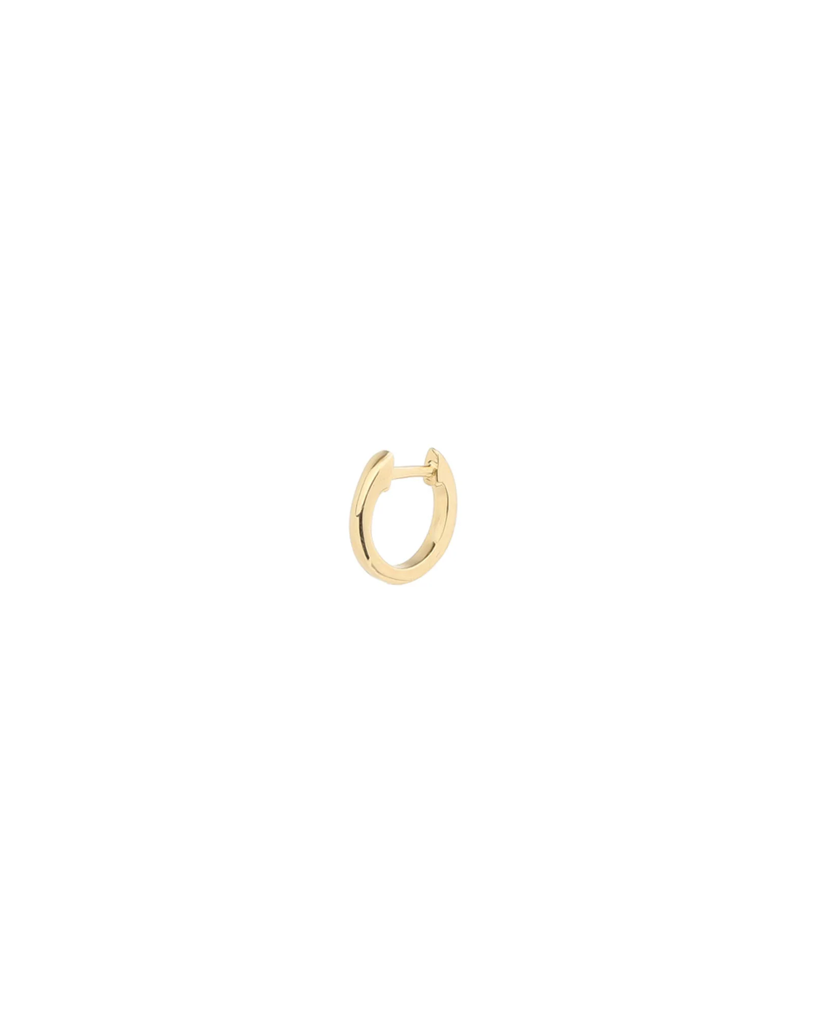 Oval Single Huggie | 9mm
