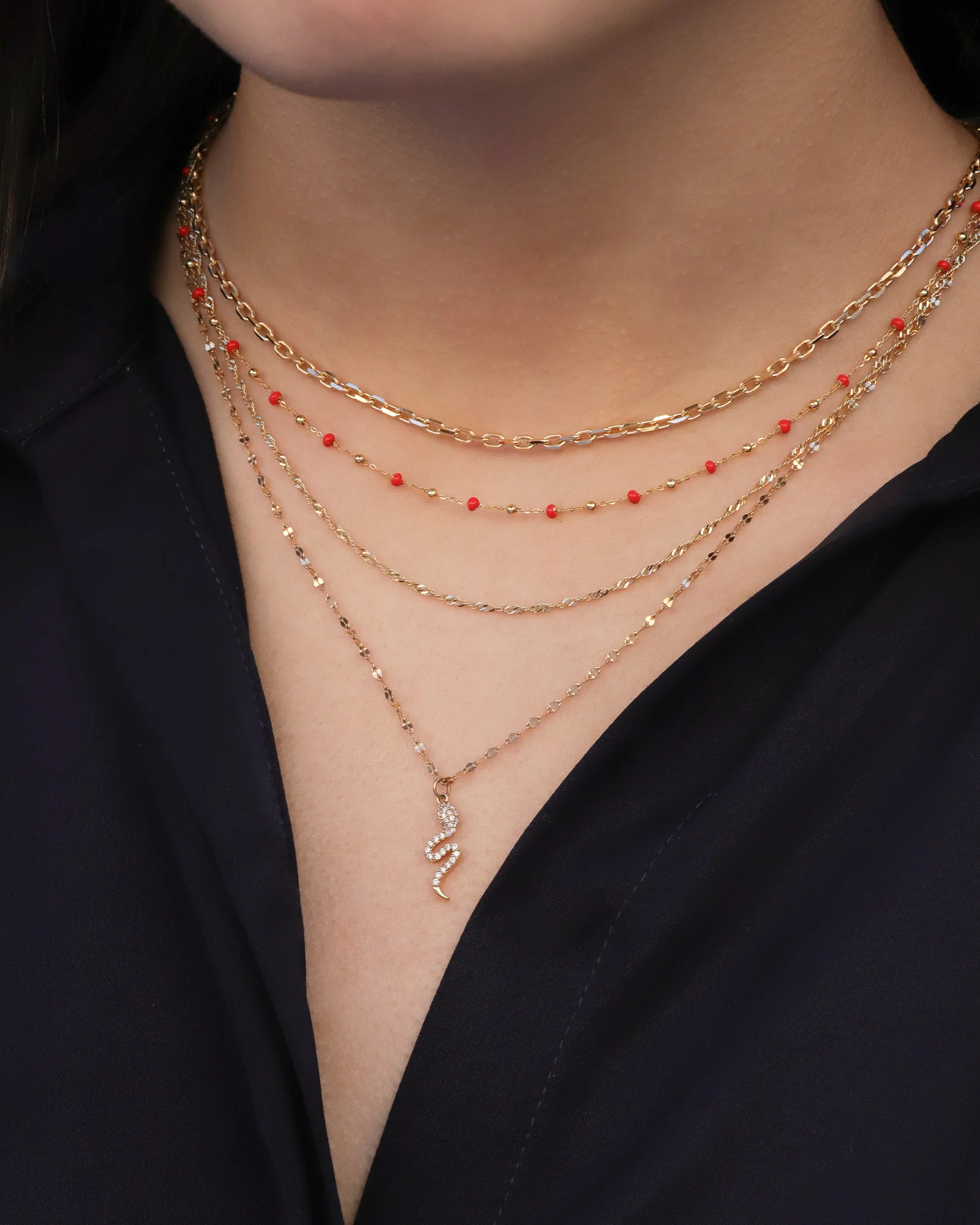Paperclip Chain Necklace - Image 2