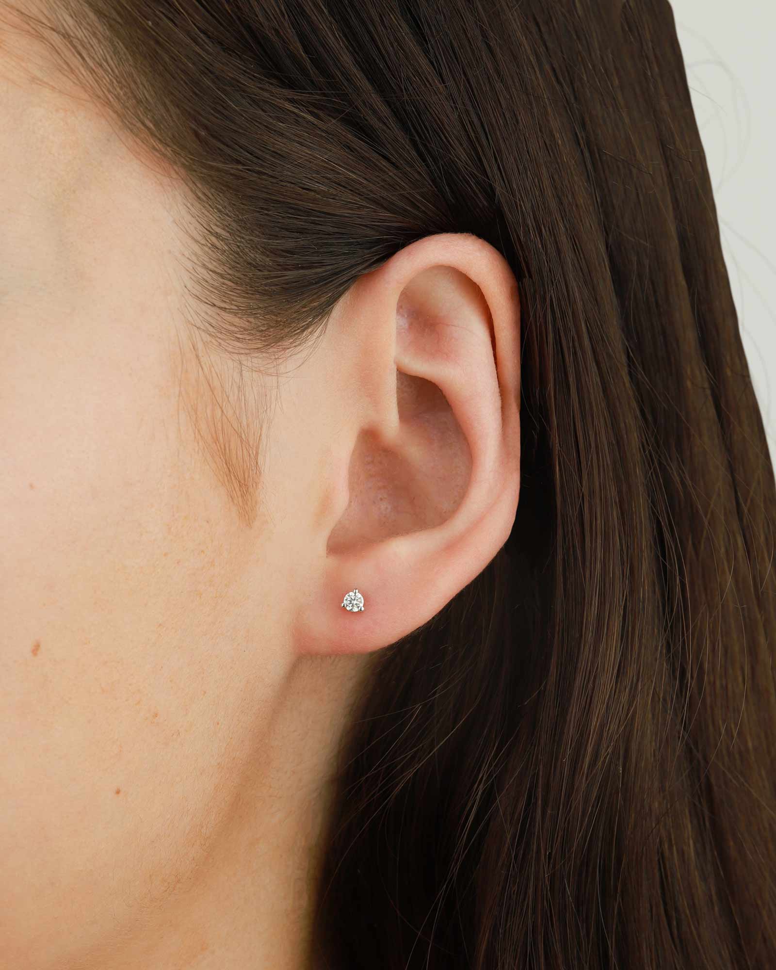 Prong Diamond Single Stud - Image 2