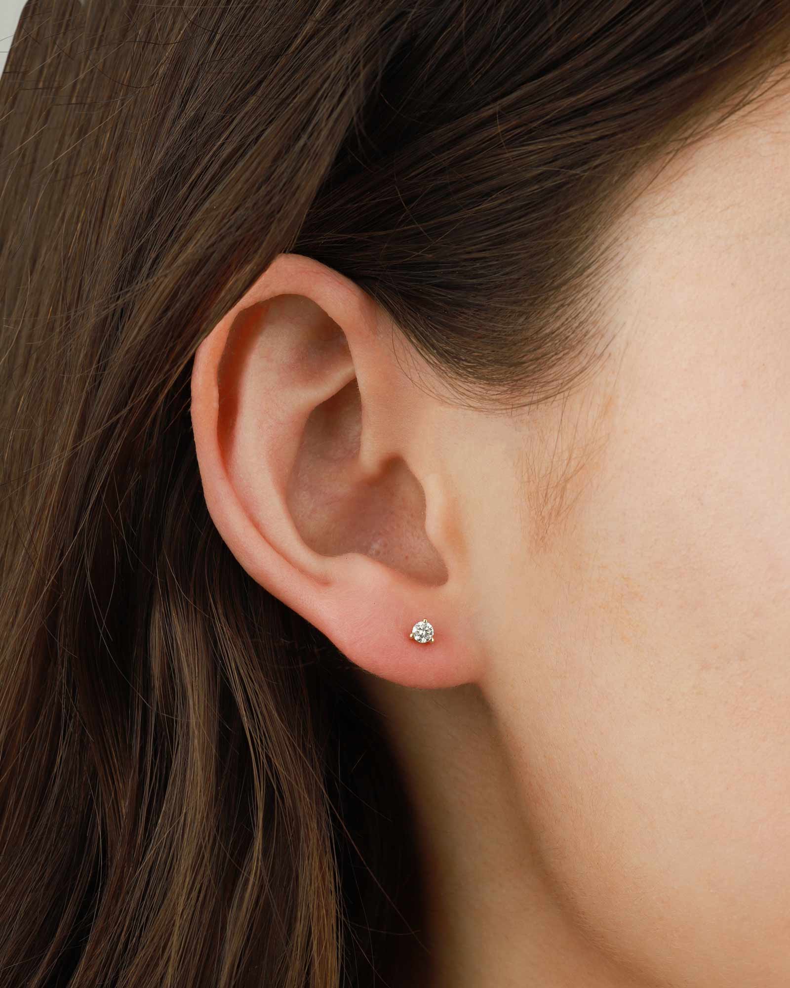 Prong Diamond Single Stud - Image 2