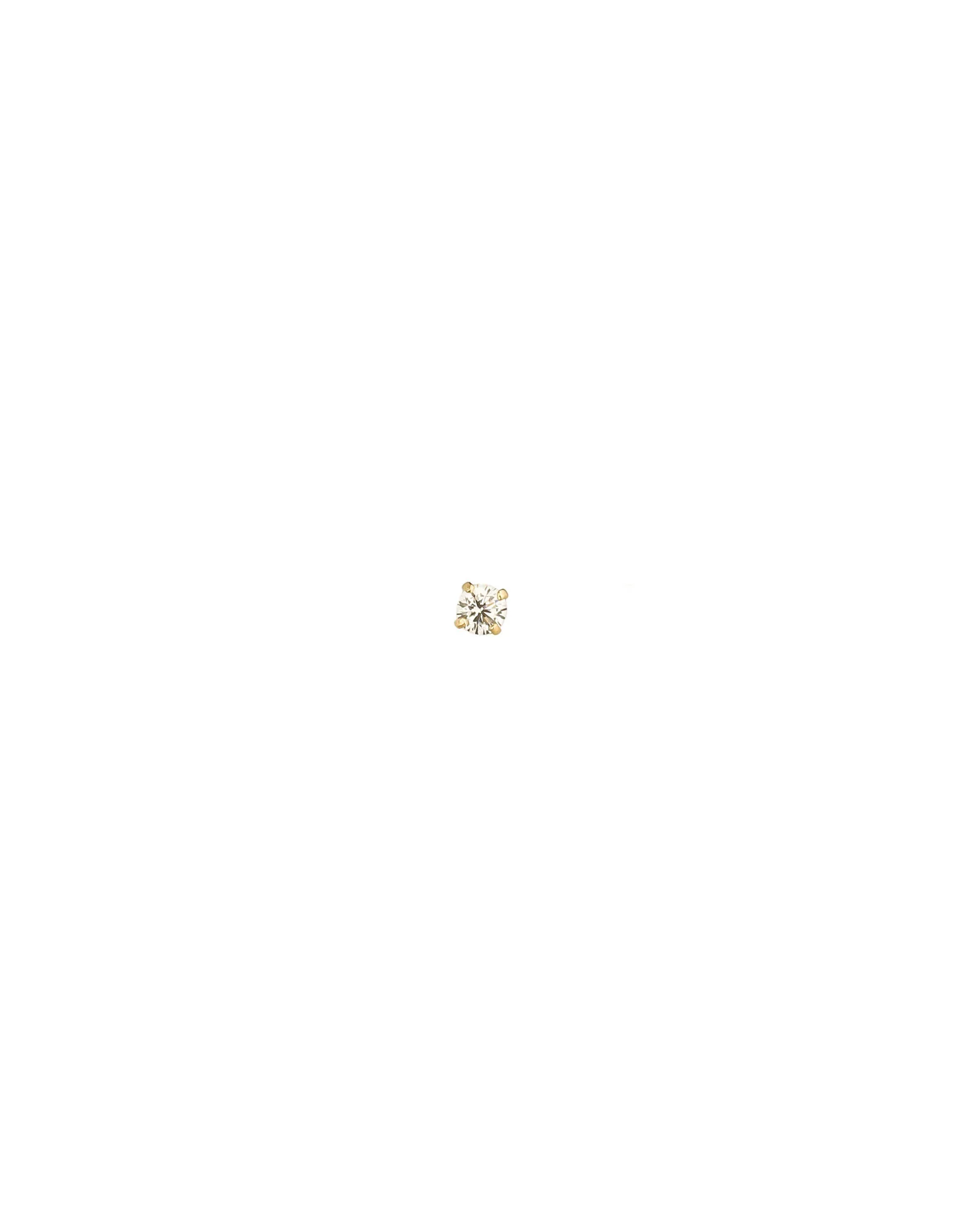 Round CZ 2mm Stud