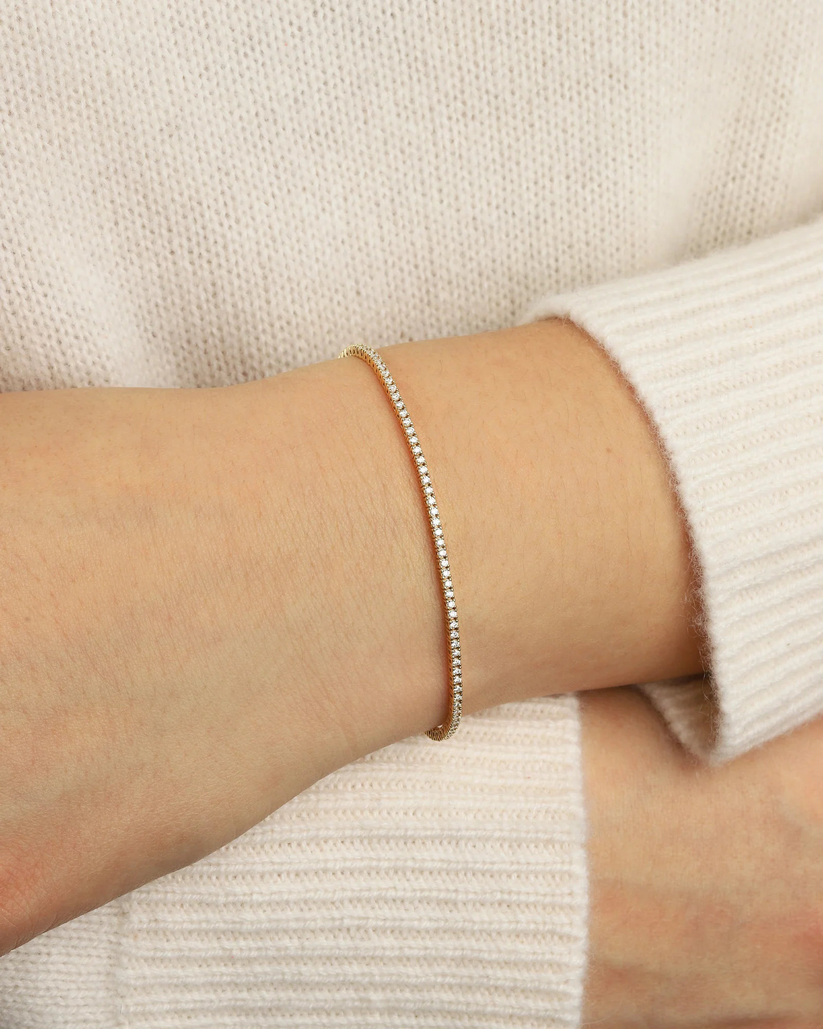 Tennis Diamond Bracelet | 2.5mm - Image 2
