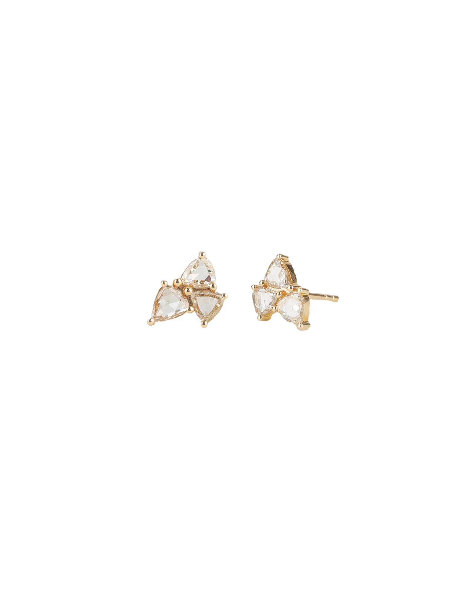 Three Diamond Studs