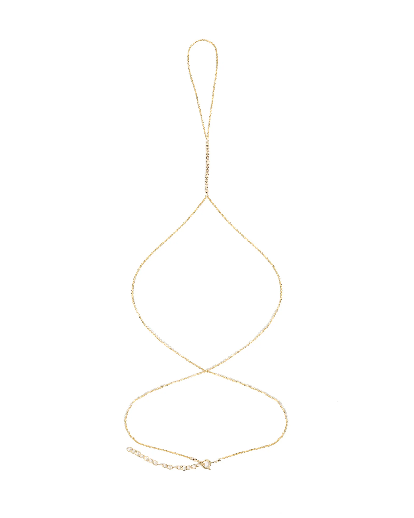 Two Wrap Mirror Beaded Hand Chain - Image 3