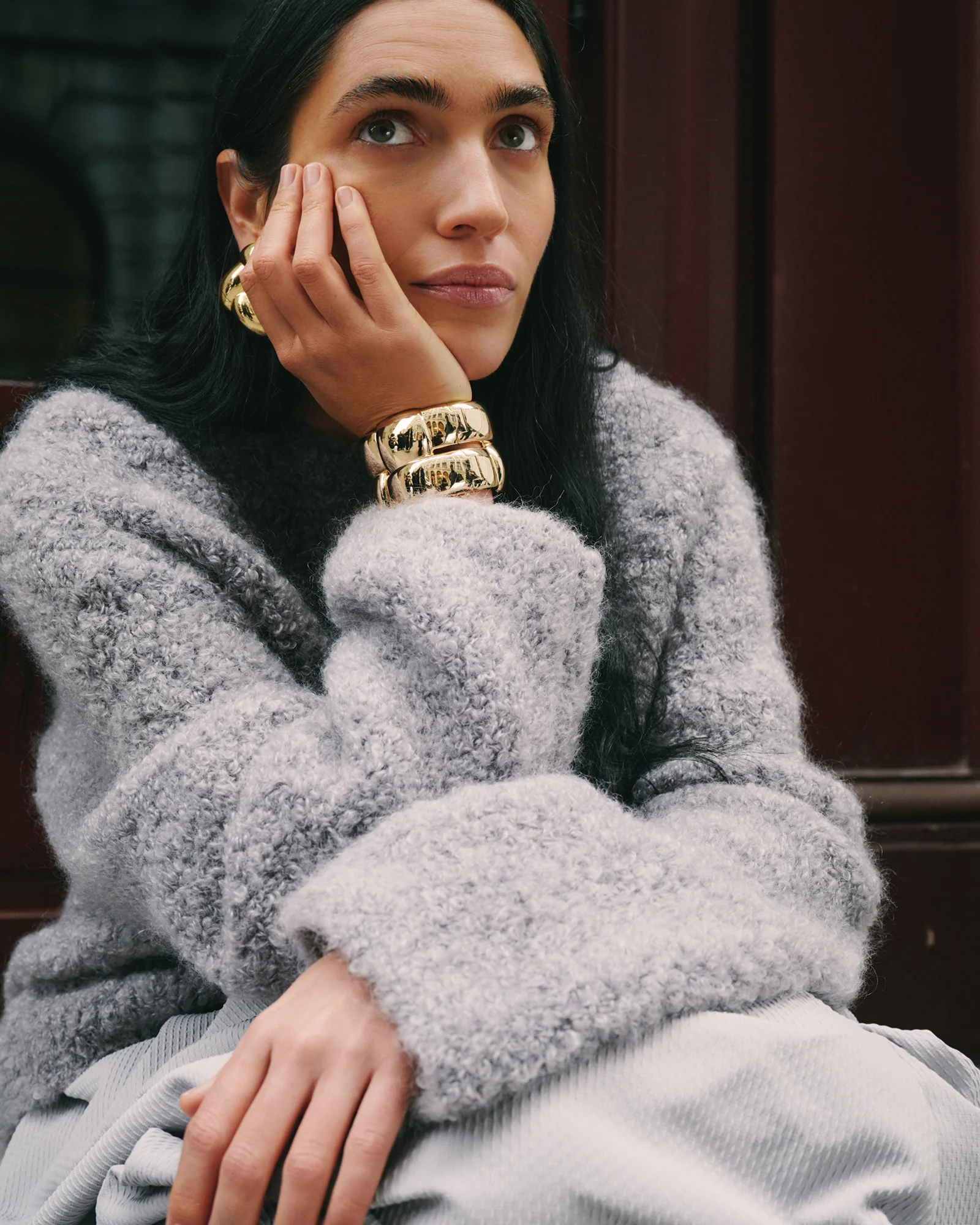Mega Woven Square Bangle - Image 5