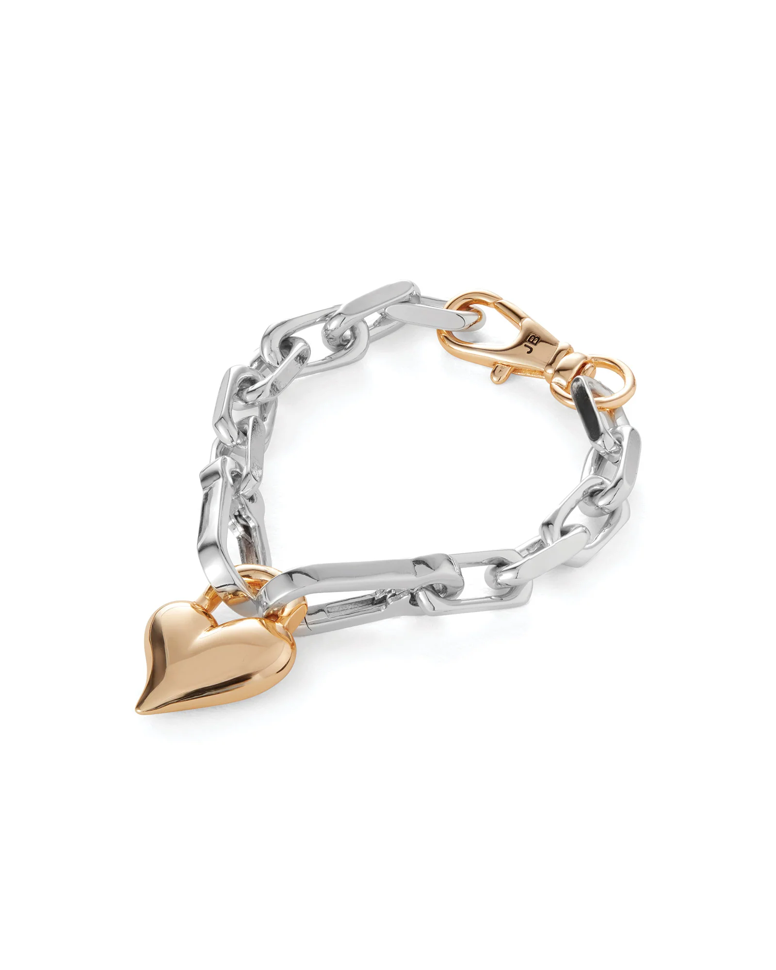 Padlock Heart Chain Bracelet