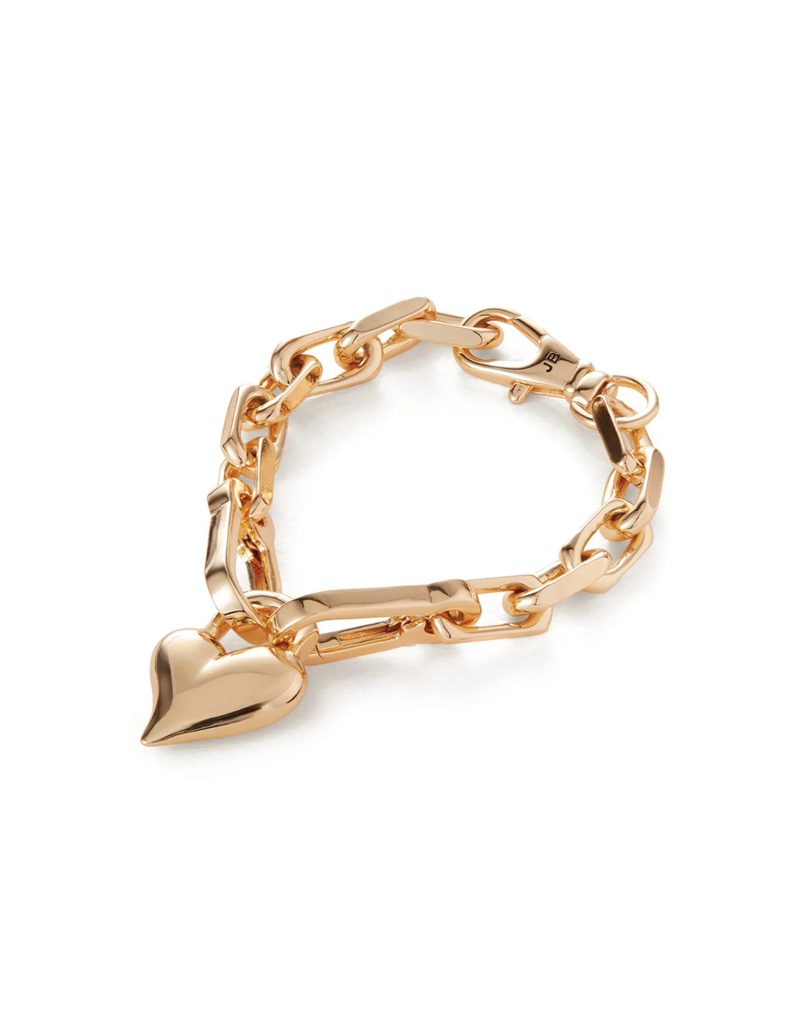 Padlock Heart Chain Bracelet