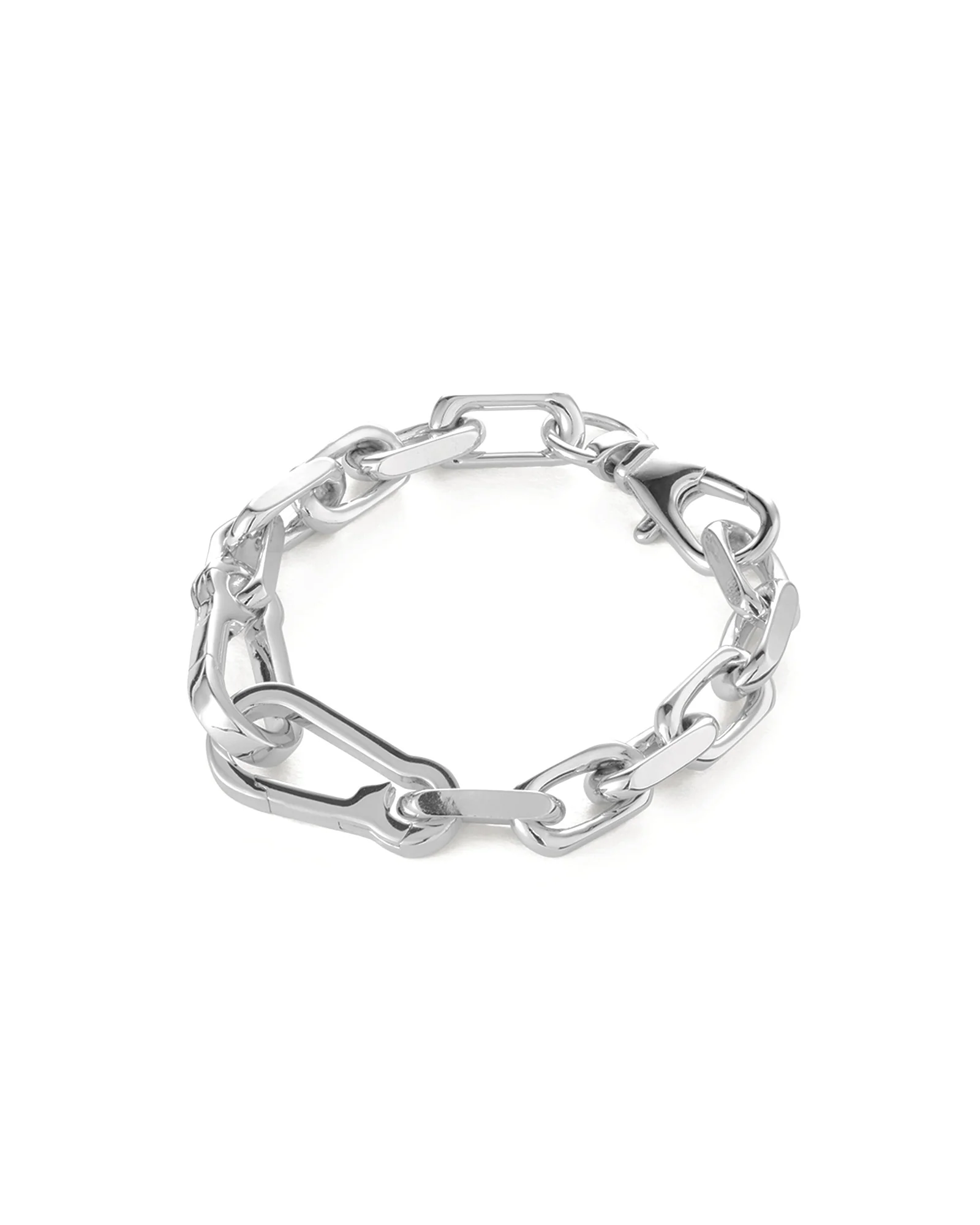 Padlock Heart Chain Bracelet - Image 3