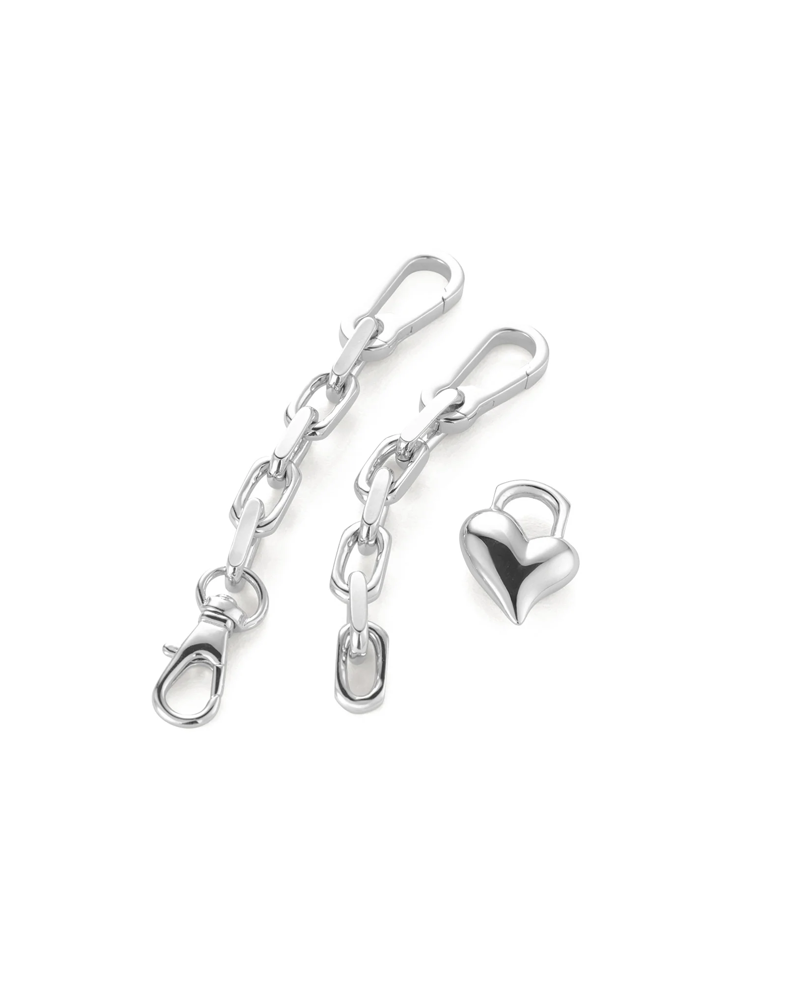 Padlock Heart Chain Bracelet - Image 5