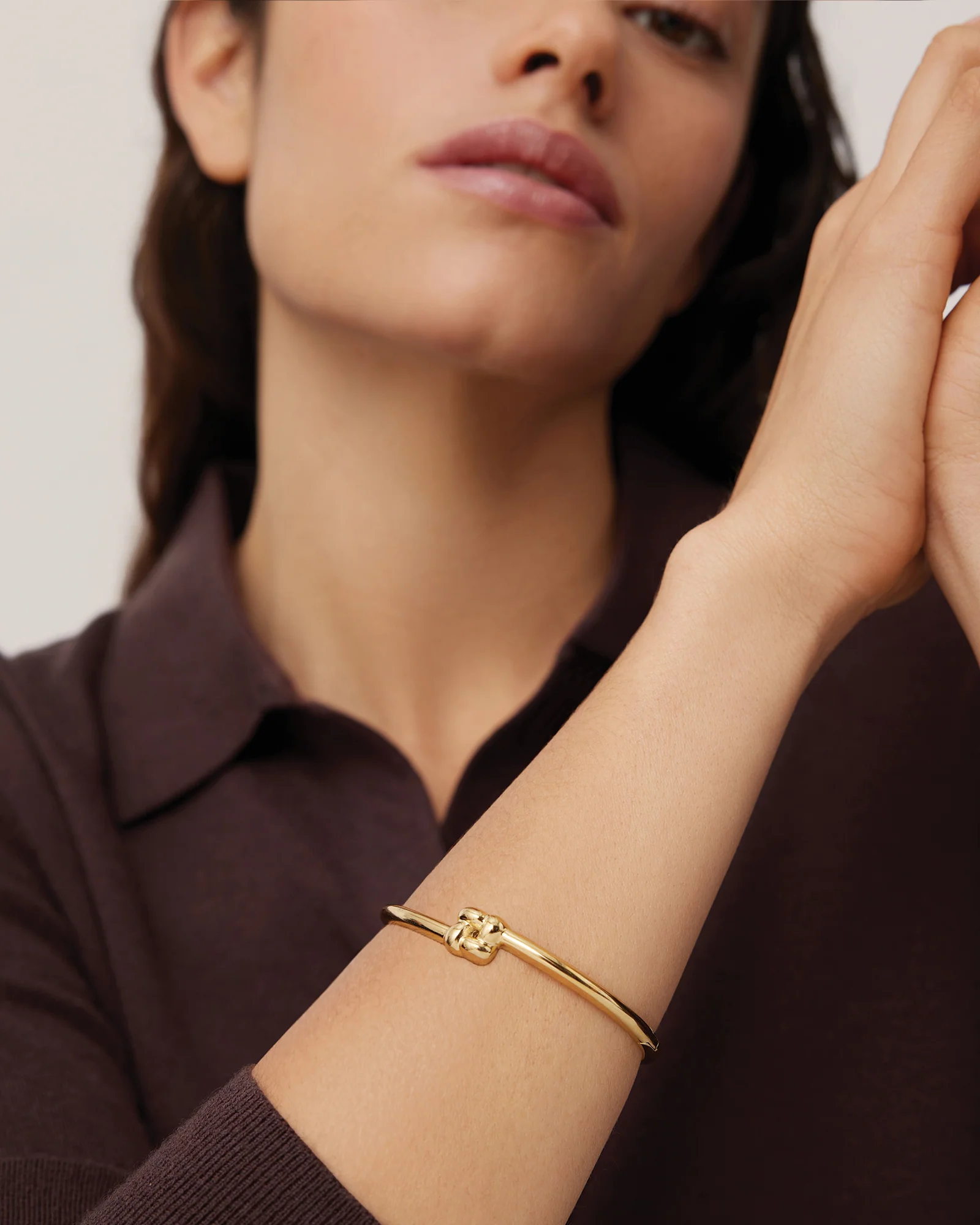 Slim Woven Square Bangle - Image 3
