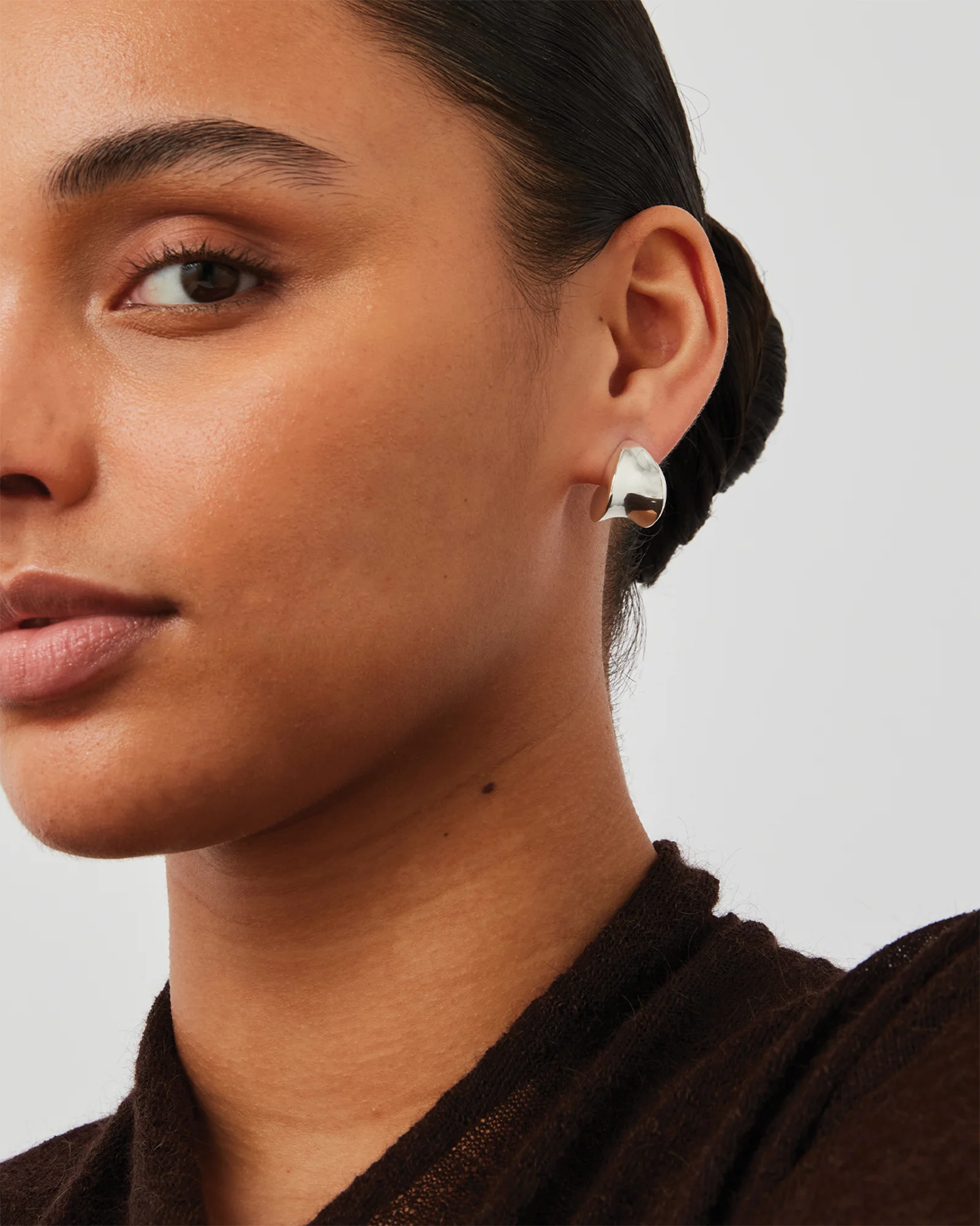 Small Paige Puff Earrings - Image 2