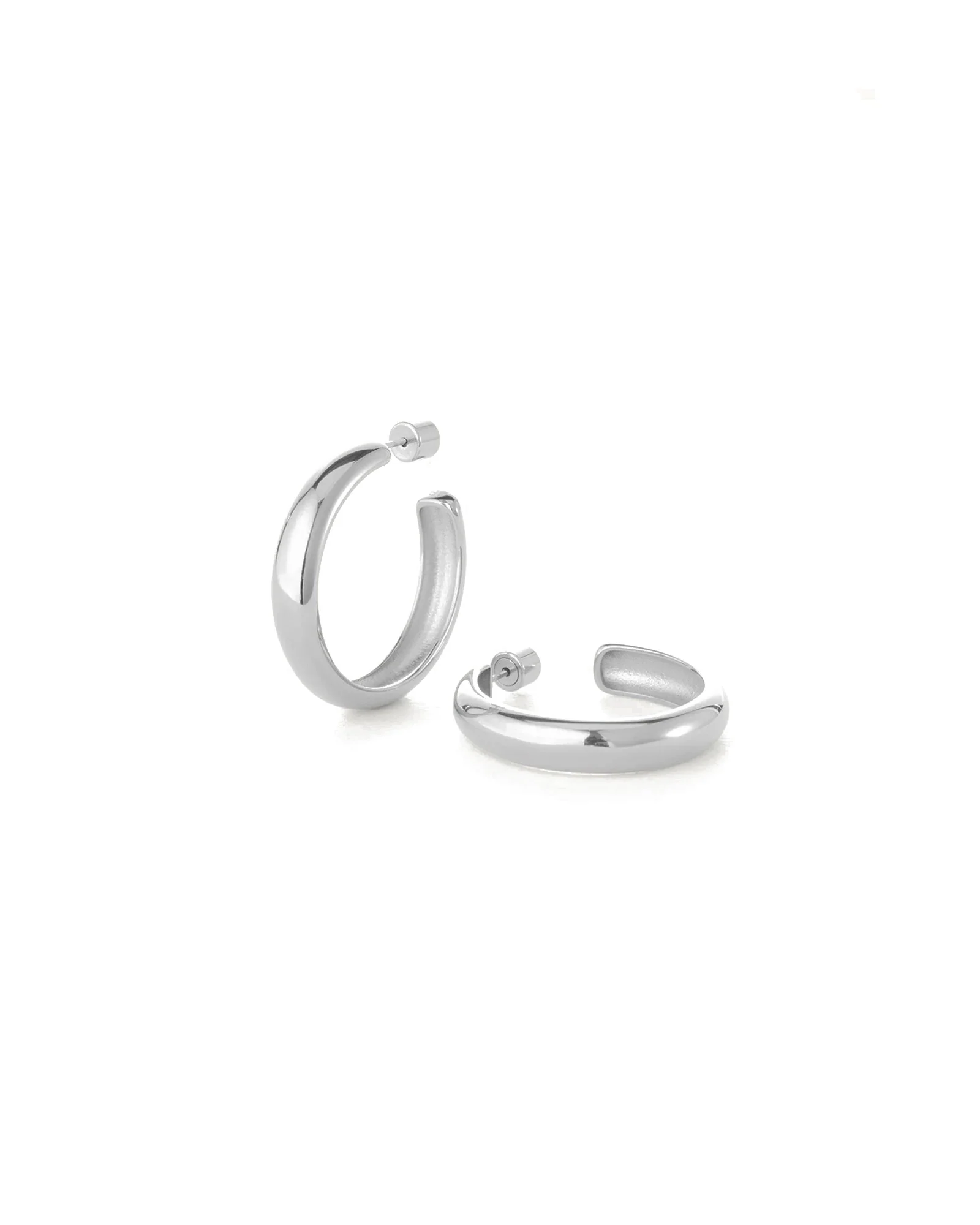 Staple Hoop Earrings - Large