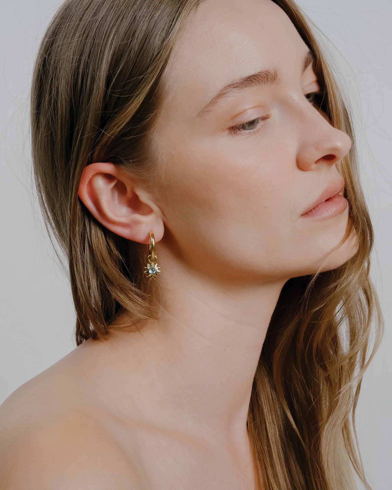 Alba Charm Hoops - Image 2