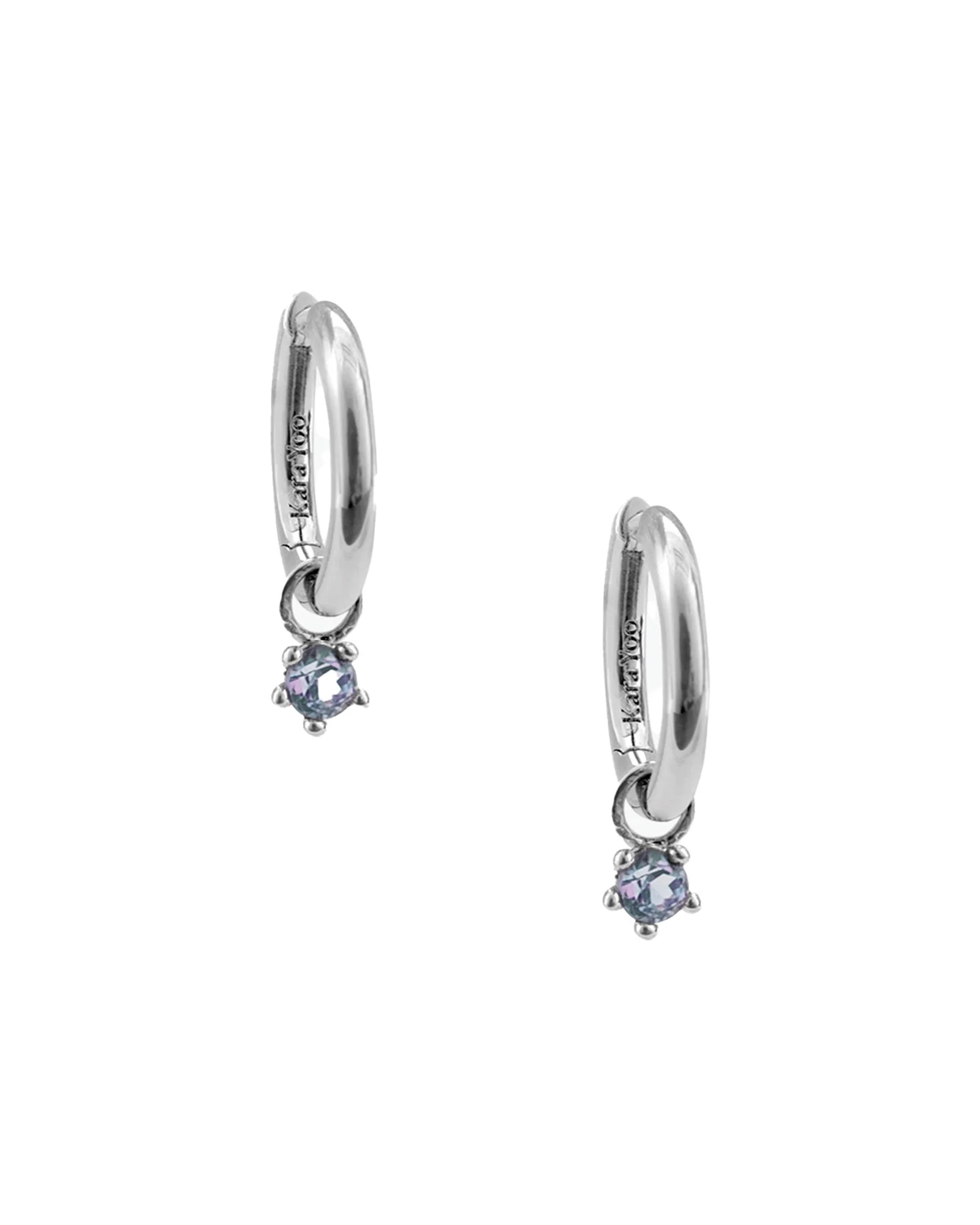 Birthstone Hoops