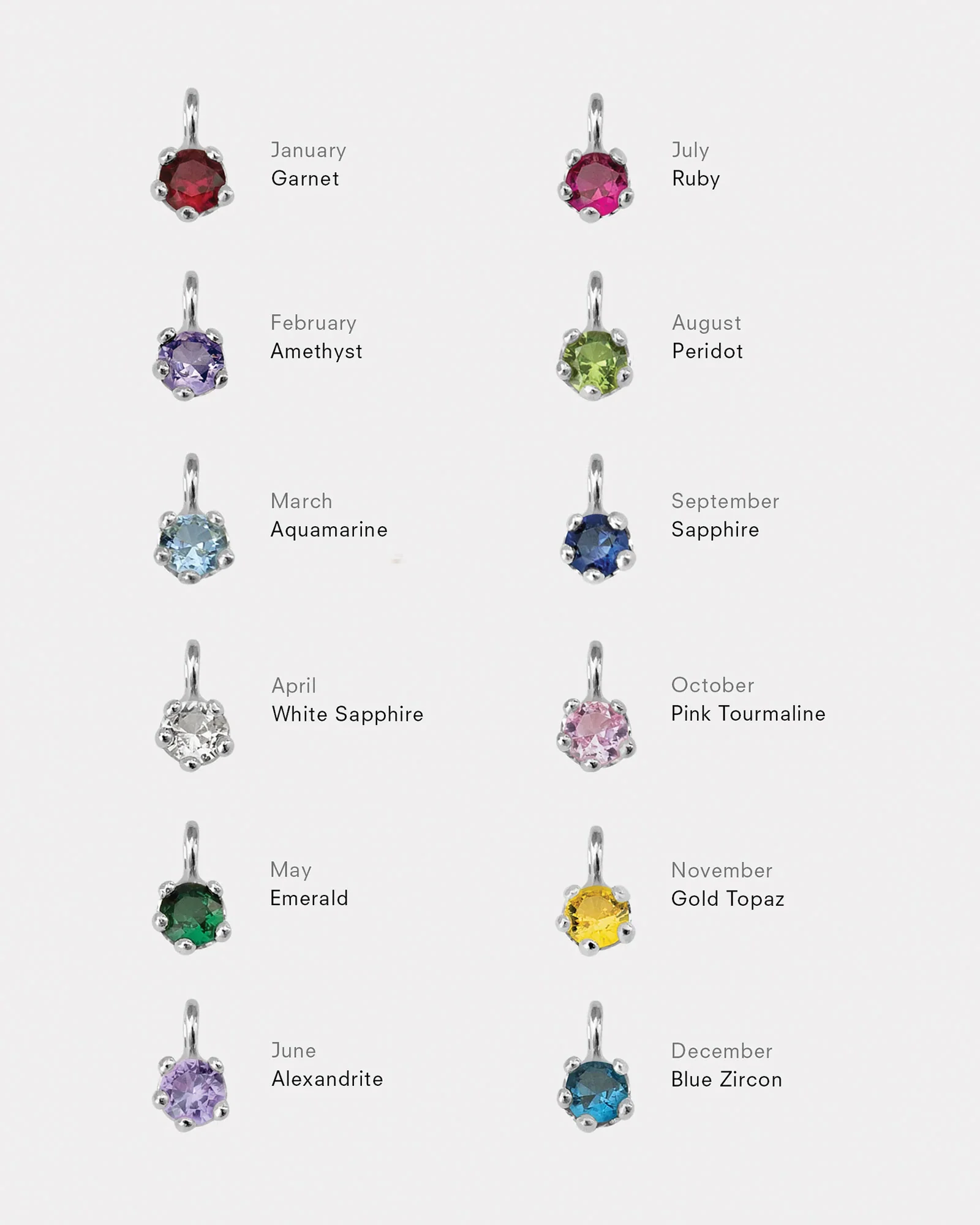 Birthstone Necklace - Image 3