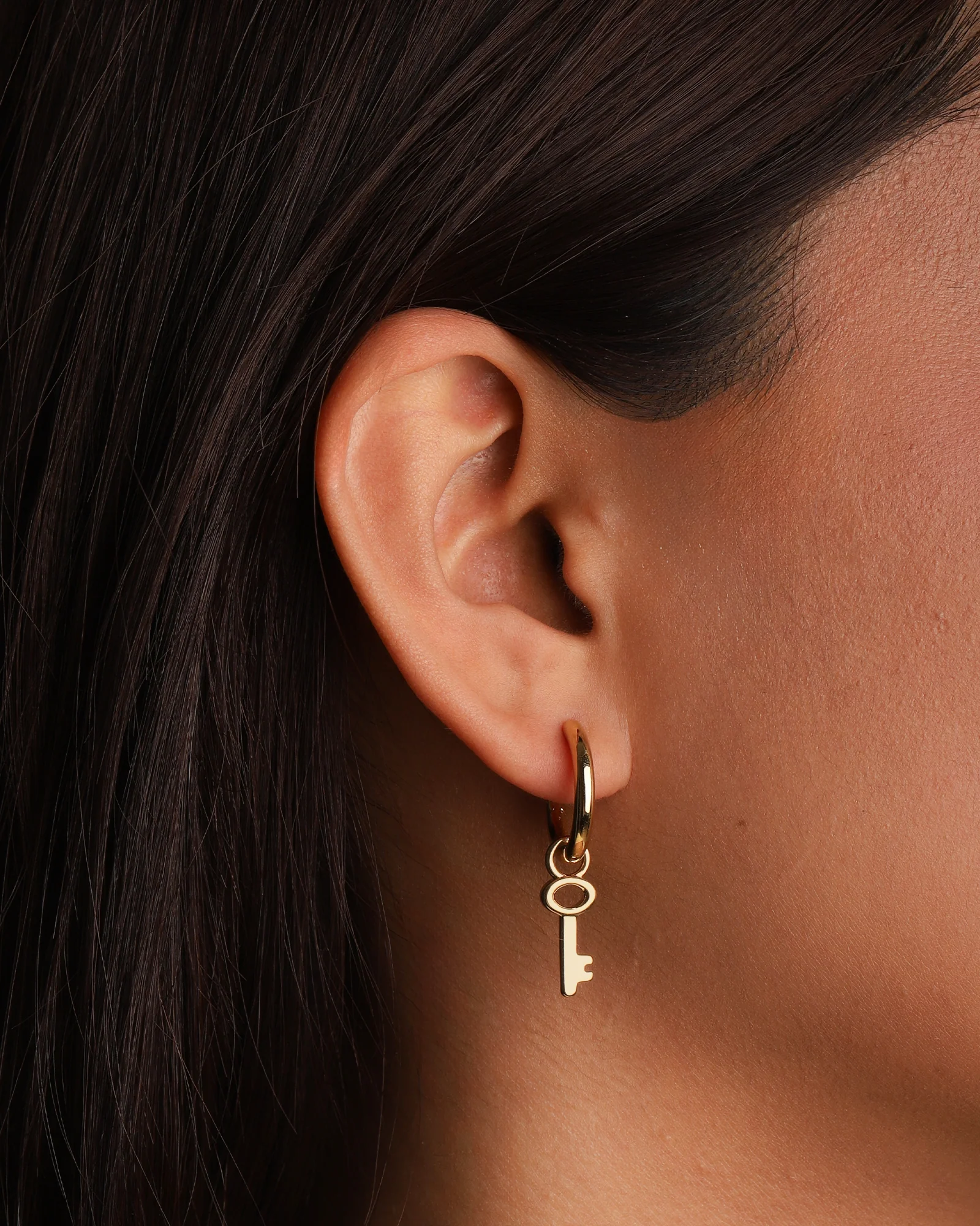 Key Charm Hoops - Image 2