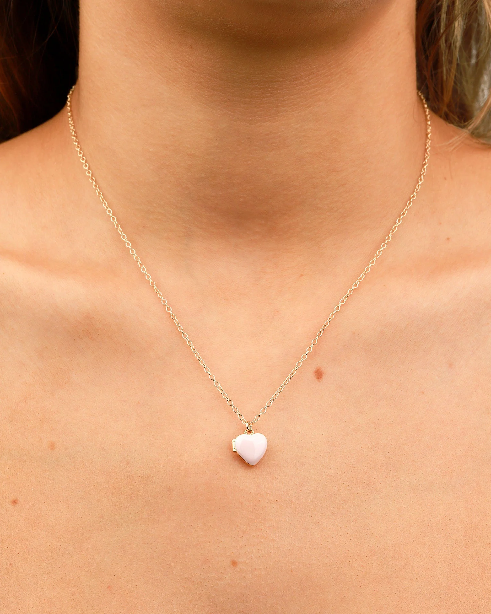 Enamel Heart Locket - Image 2