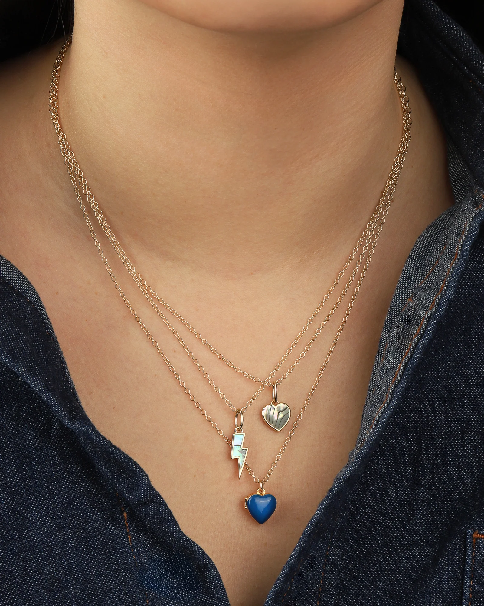 Enamel Heart Locket - Image 2