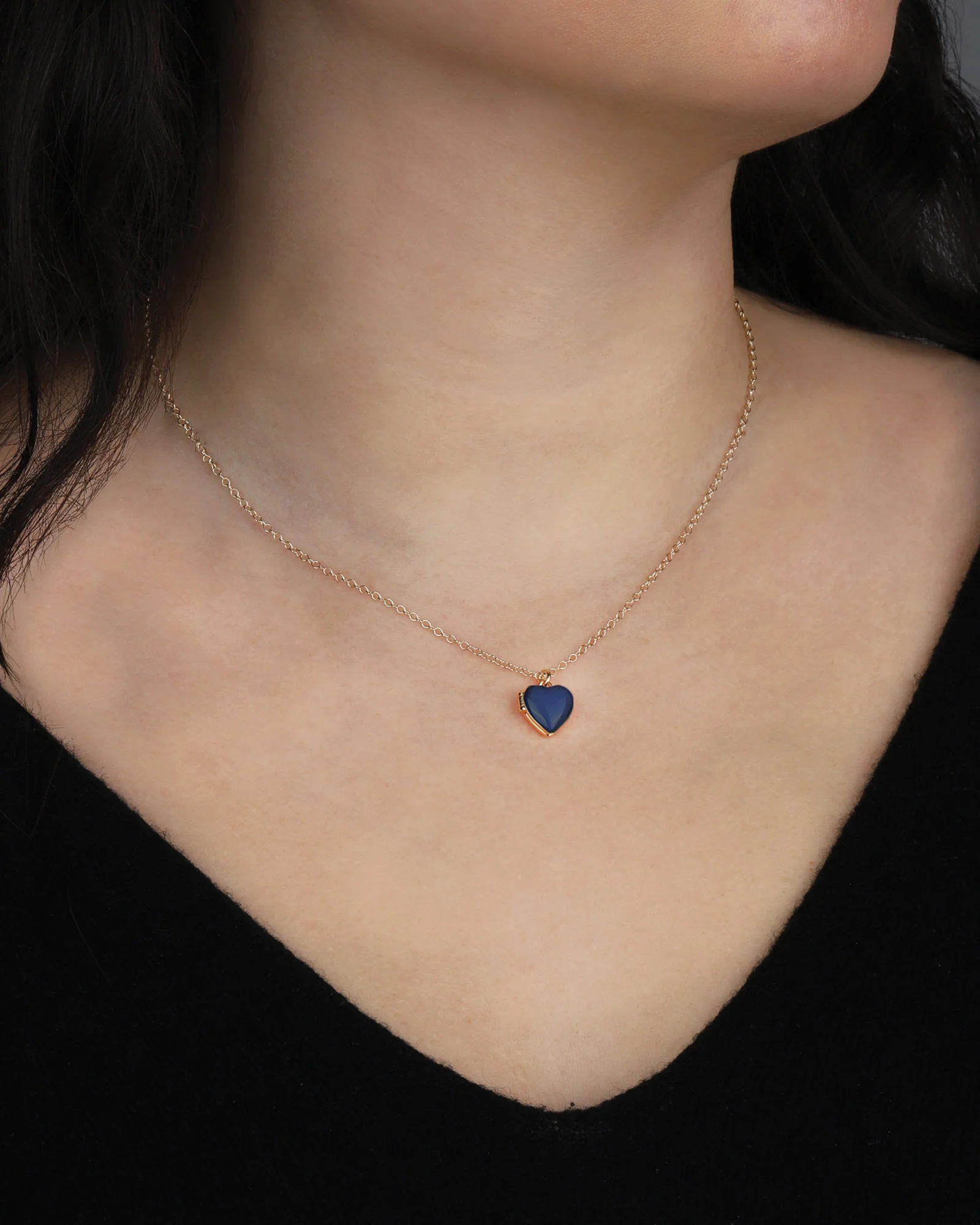 Enamel Heart Locket - Image 4