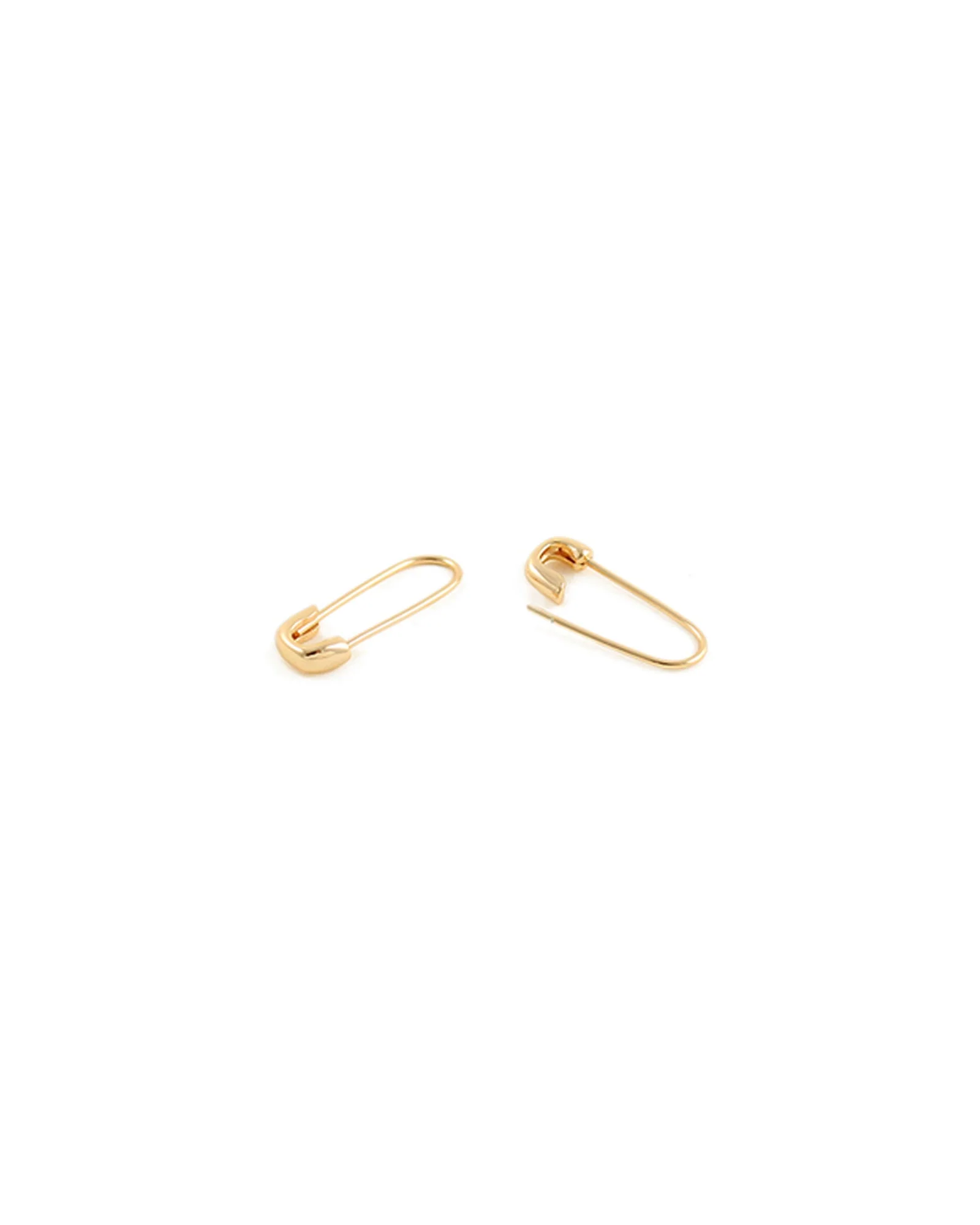 Safety Pin Hoop Earrings