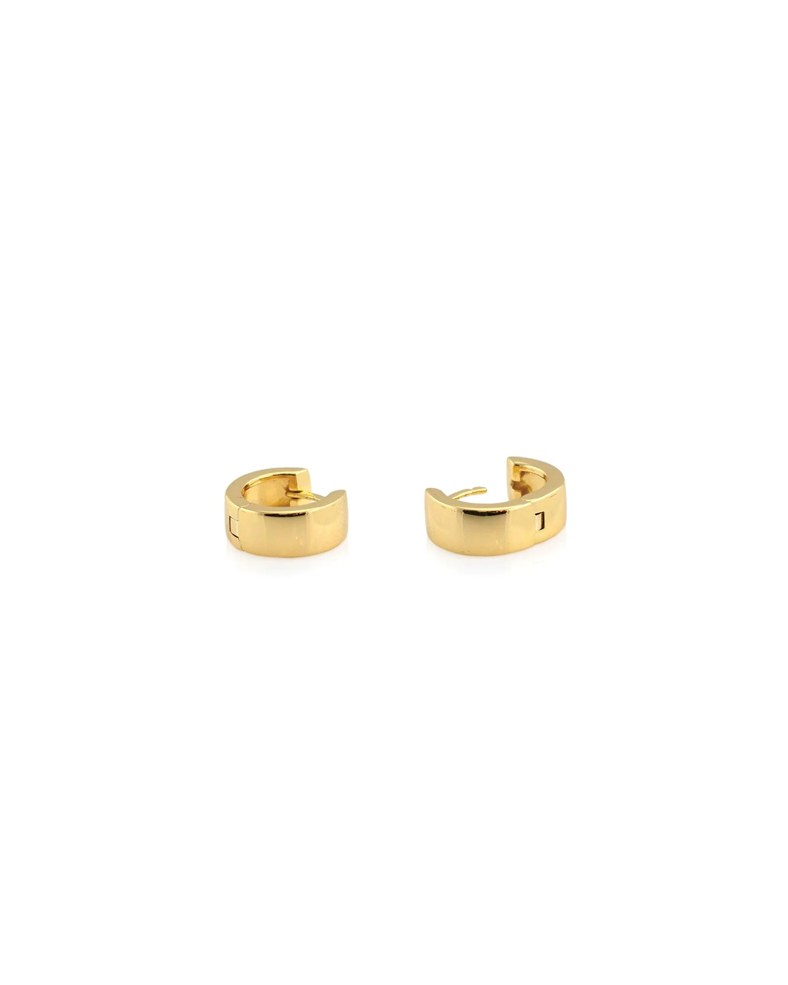 Wide Hoop Earrings | 12mm