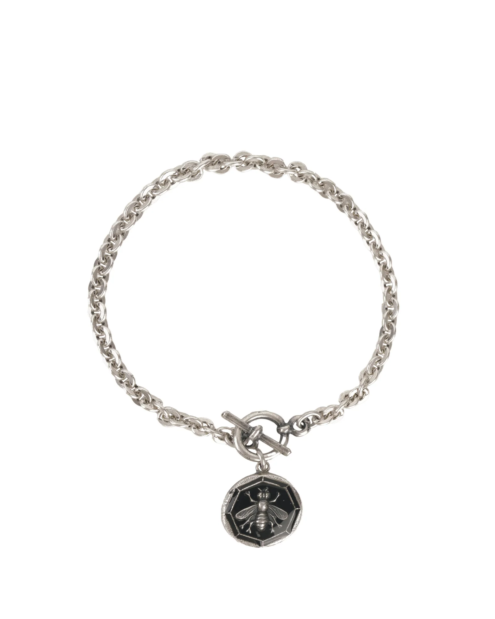 Bee Enamel Toggle Bracelet