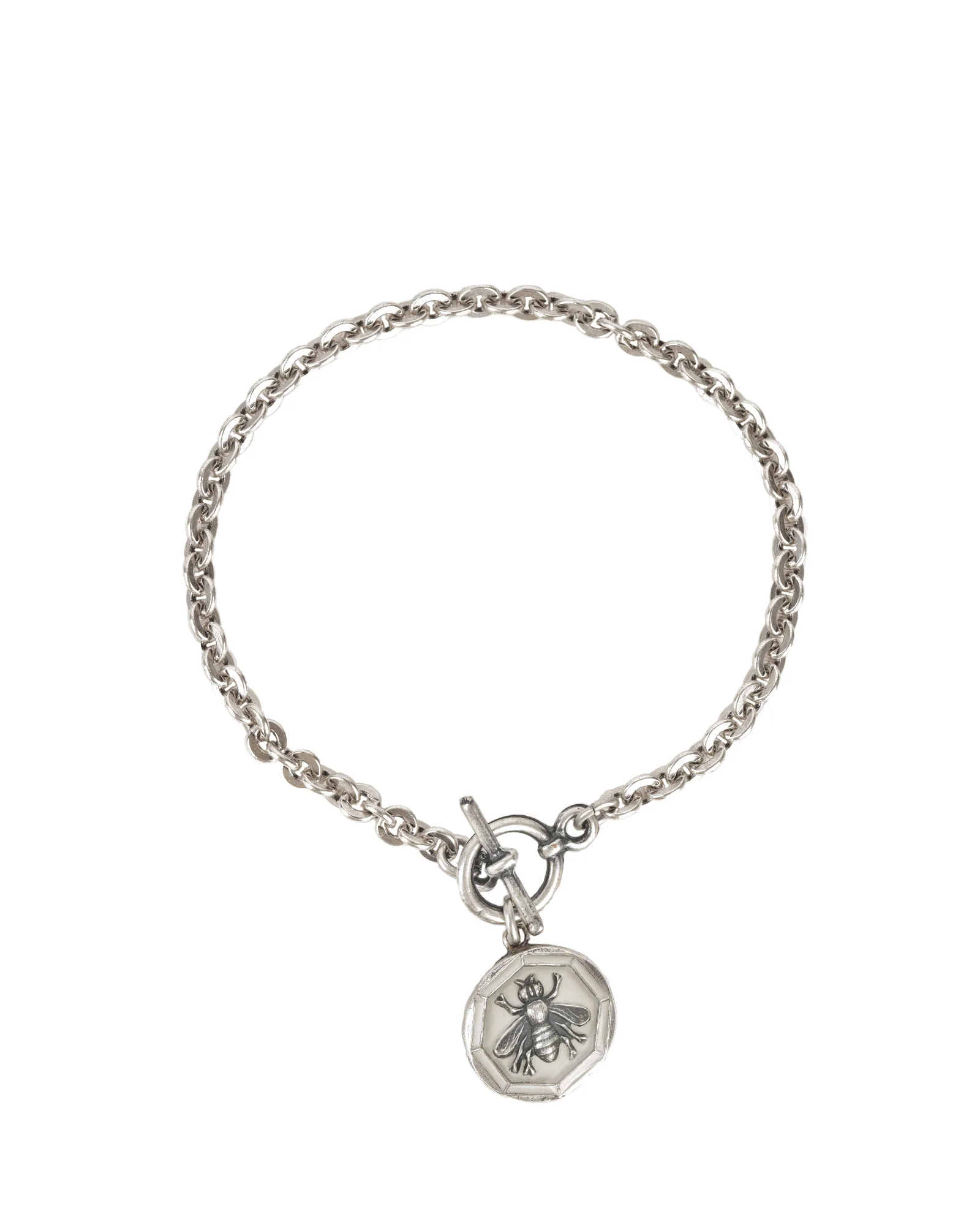 Bee Enamel Toggle Bracelet