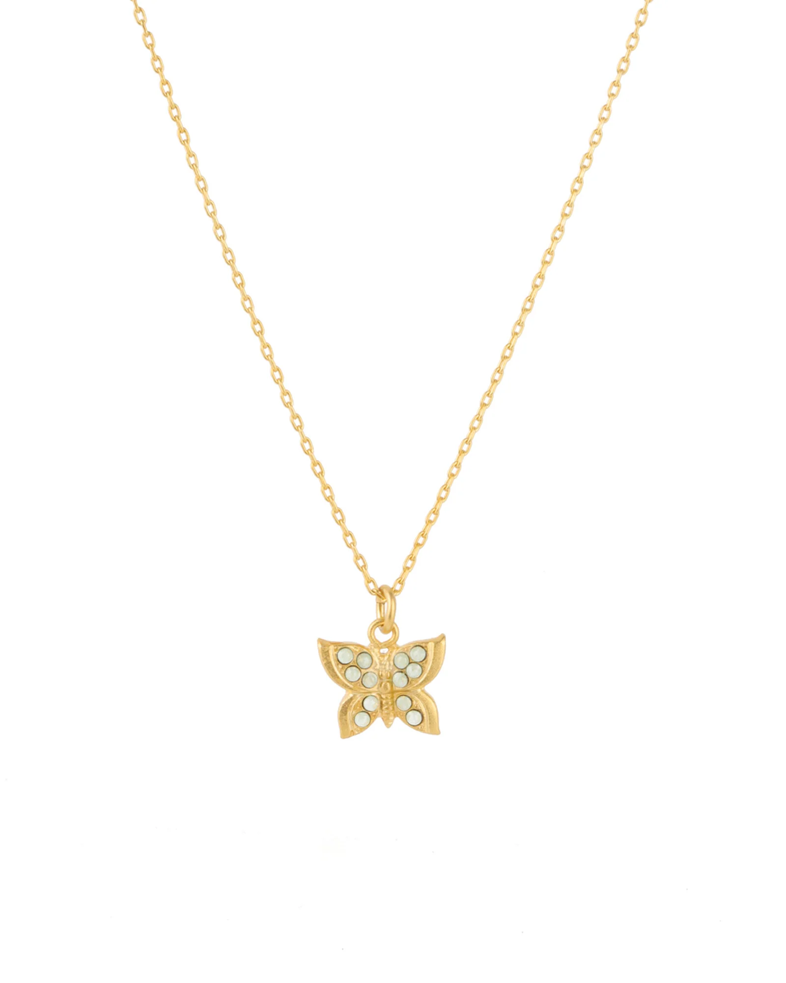 Butterfly Pavé Necklace